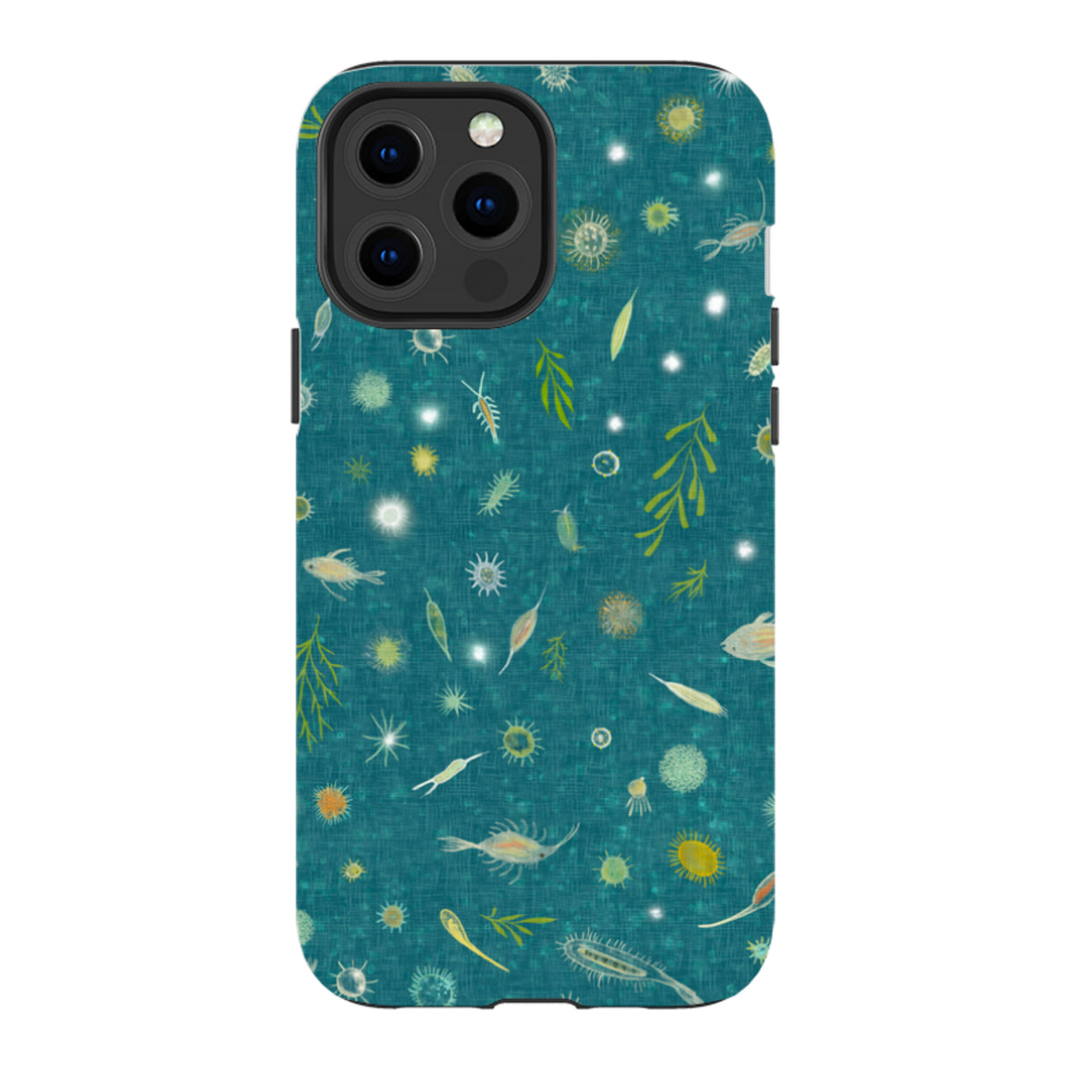 iPhone Tough Case - Plankton Light - Steel Blue By Katherine Quinn