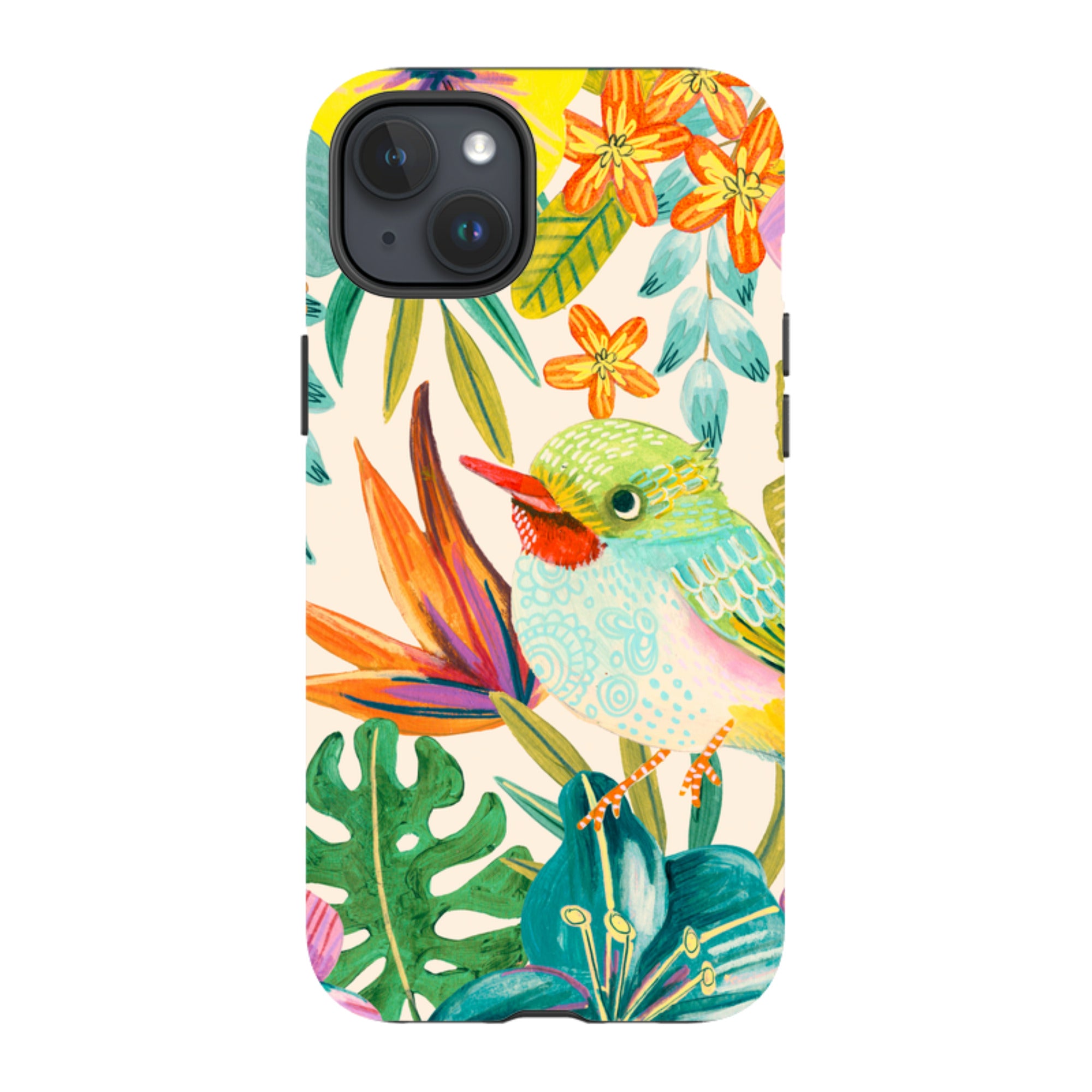 iPhone MagSafe Tough Case -  Tropical Bird II By Caroline Bonne Muller