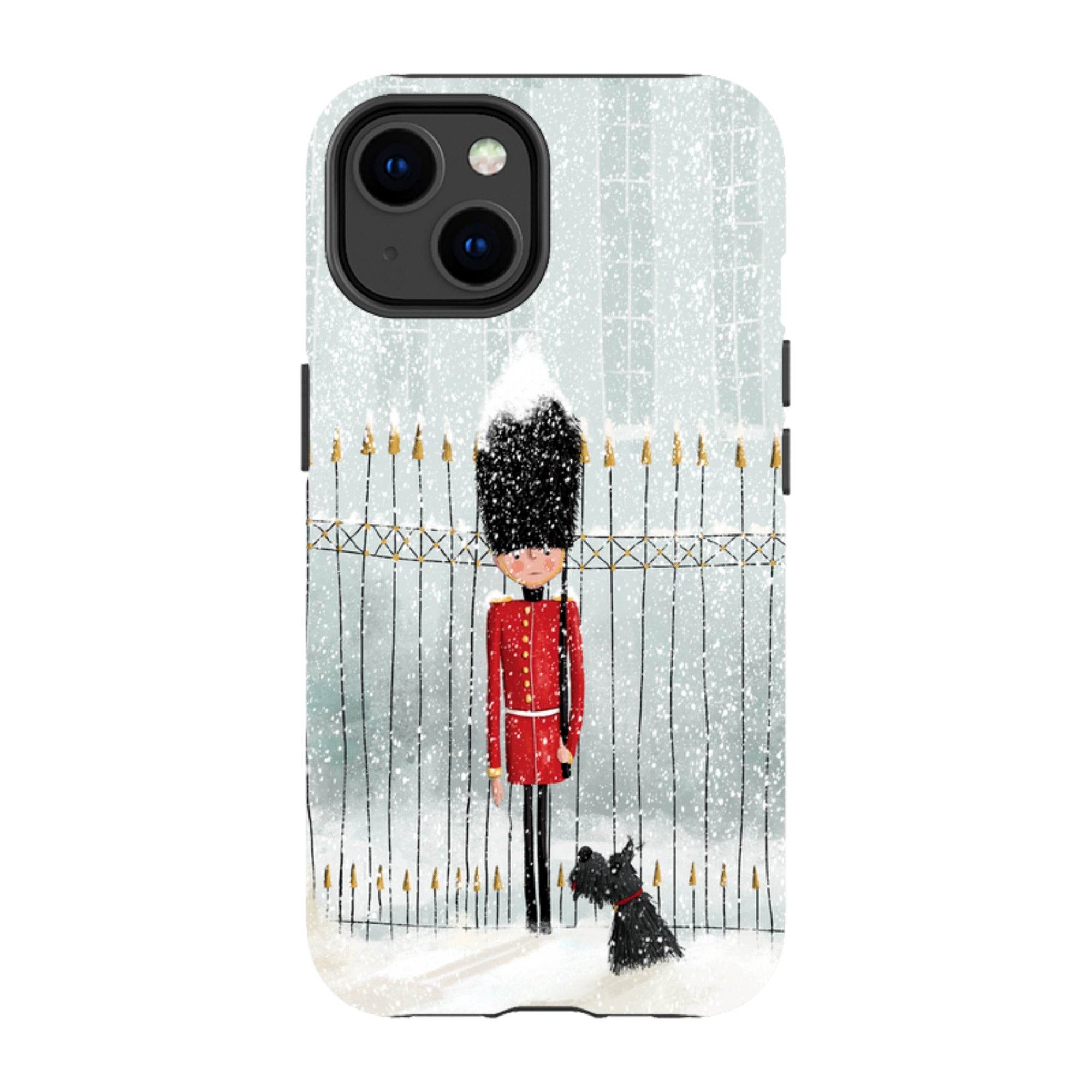 iPhone Tough Case - London In Snow By Maja Lindberg