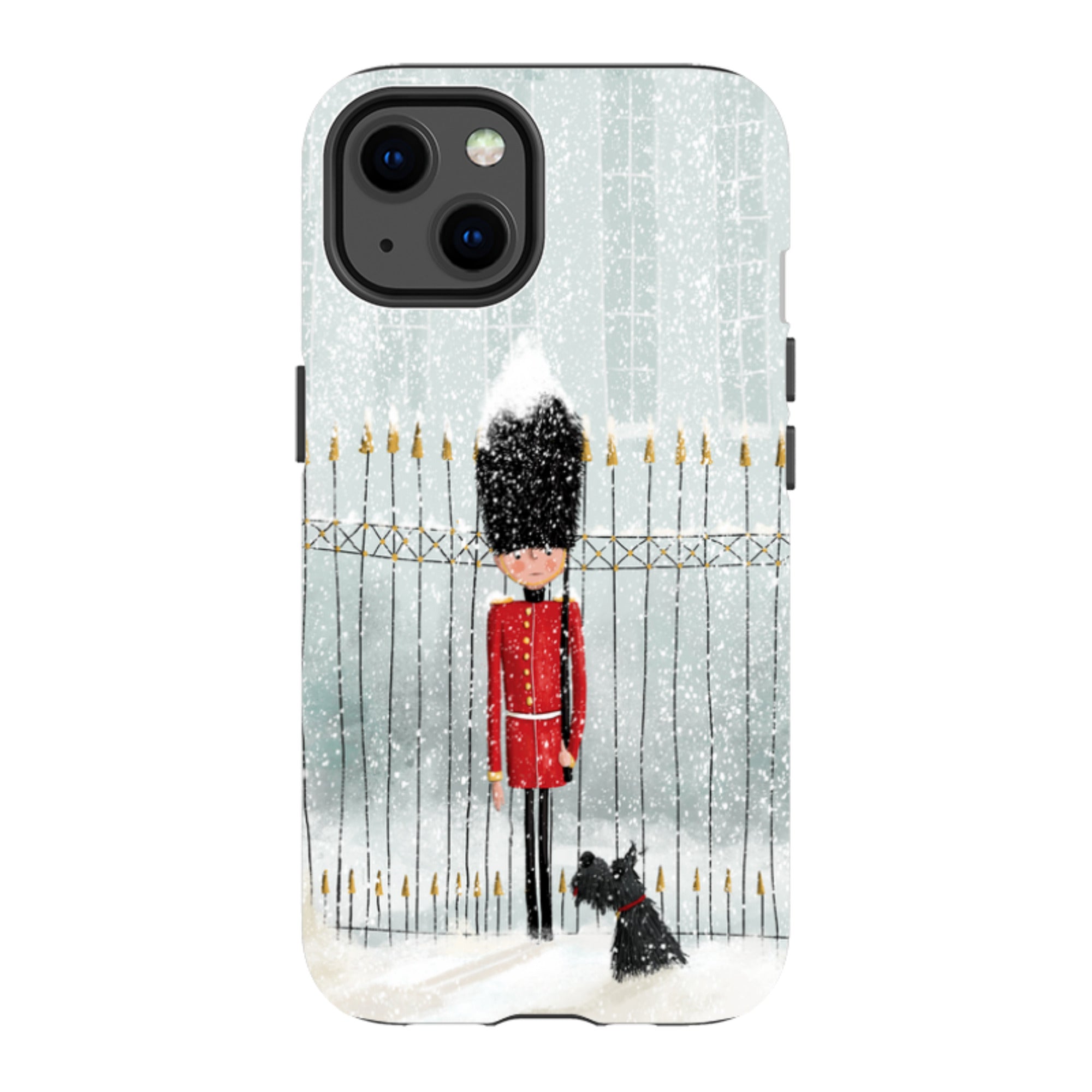 iPhone Tough Case - London In Snow By Maja Lindberg