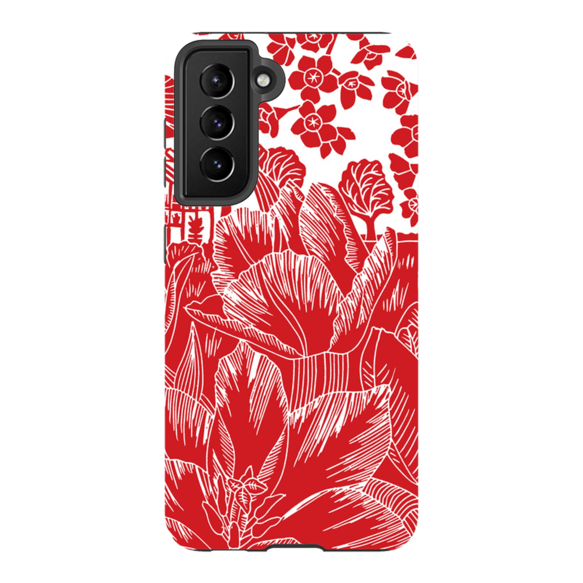 Samsung Tough Case - Tulip Silhouette By Kate Heiss