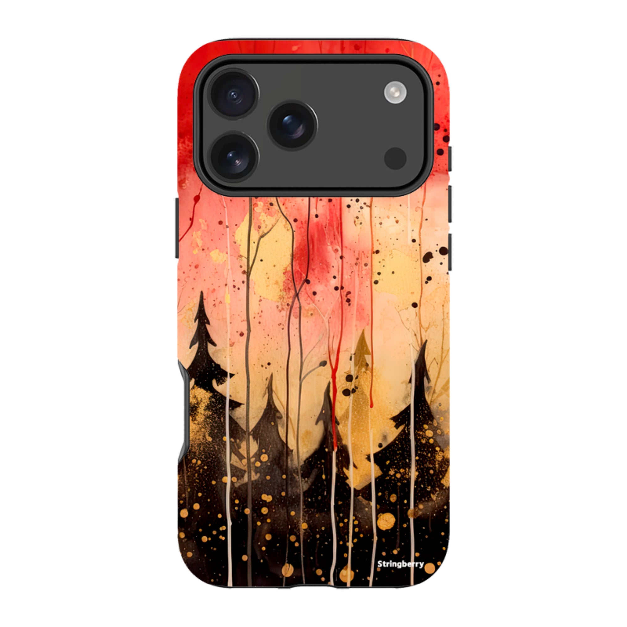 iPhone MagSafe Tough Case - Watercolour Winter Forest