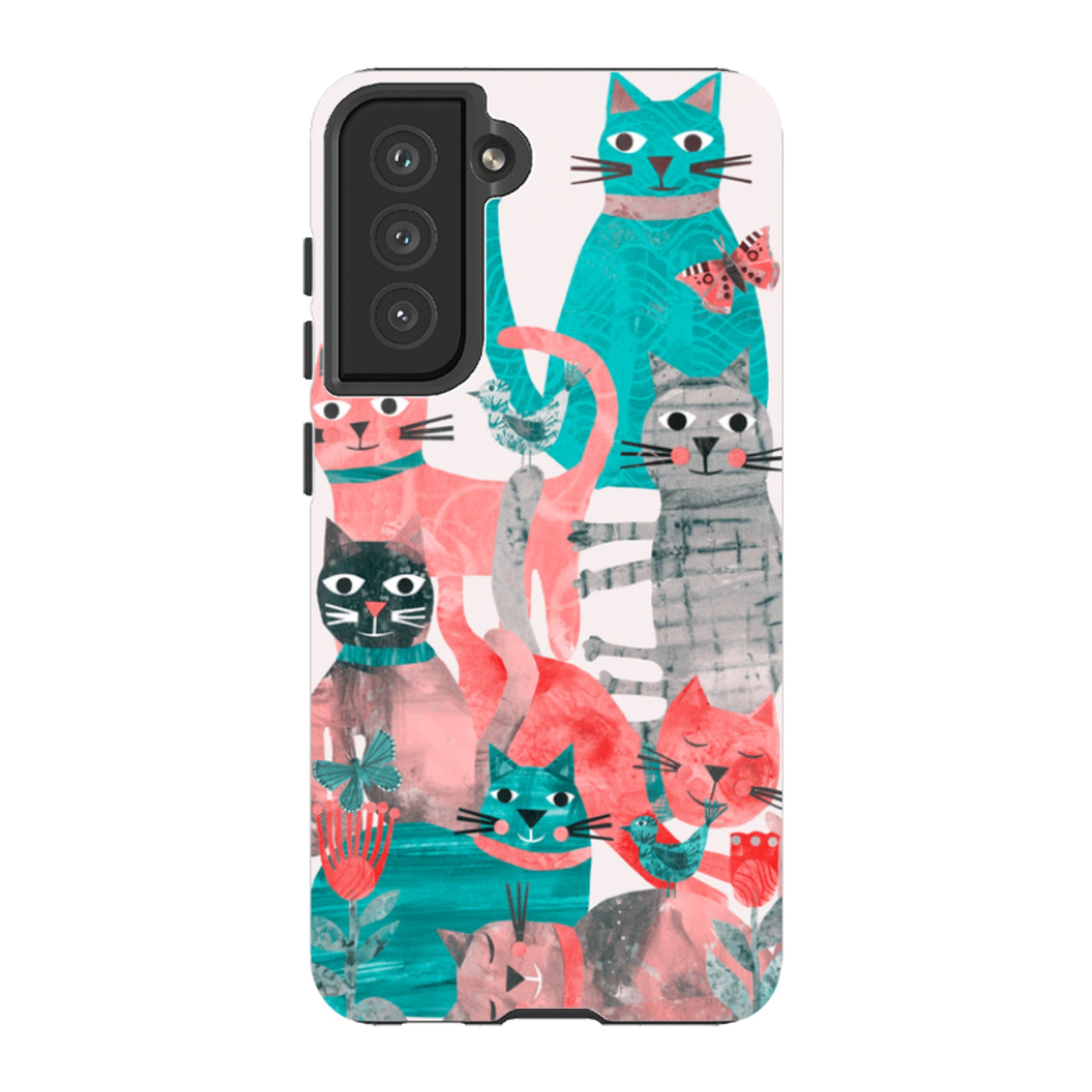 Samsung Tough  Case - Cat Party II By Tracey English