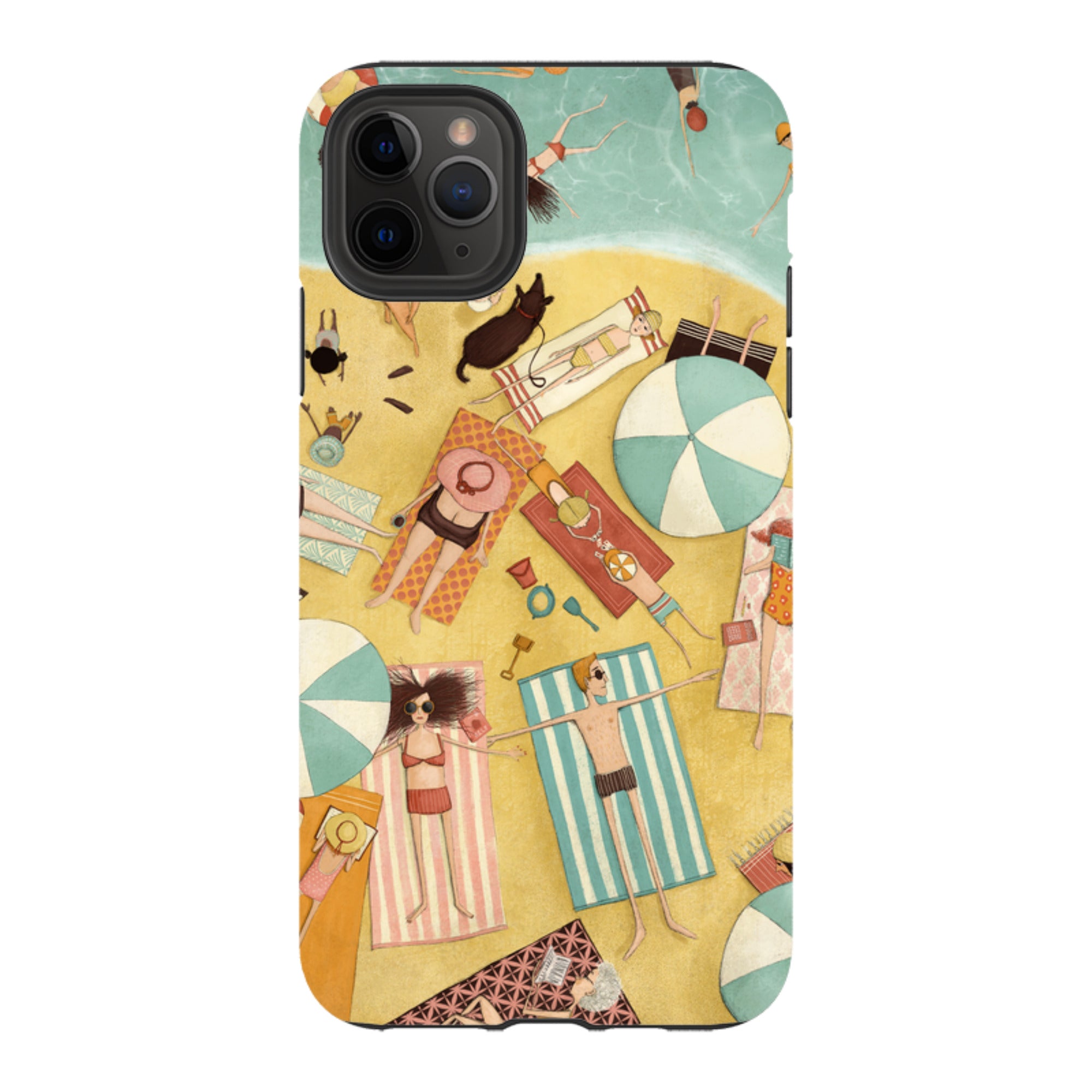 iPhone Tough Case - Beach Day By Maja Lindberg