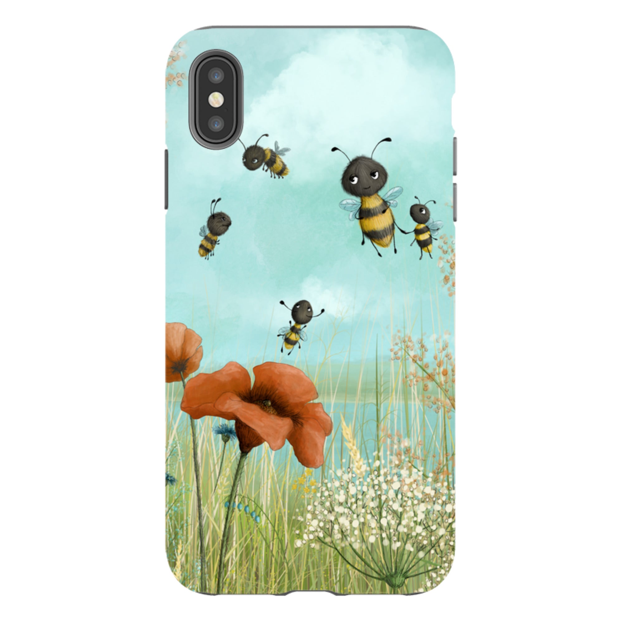 iPhone Tough Case - Flower Field By Maja Lindberg