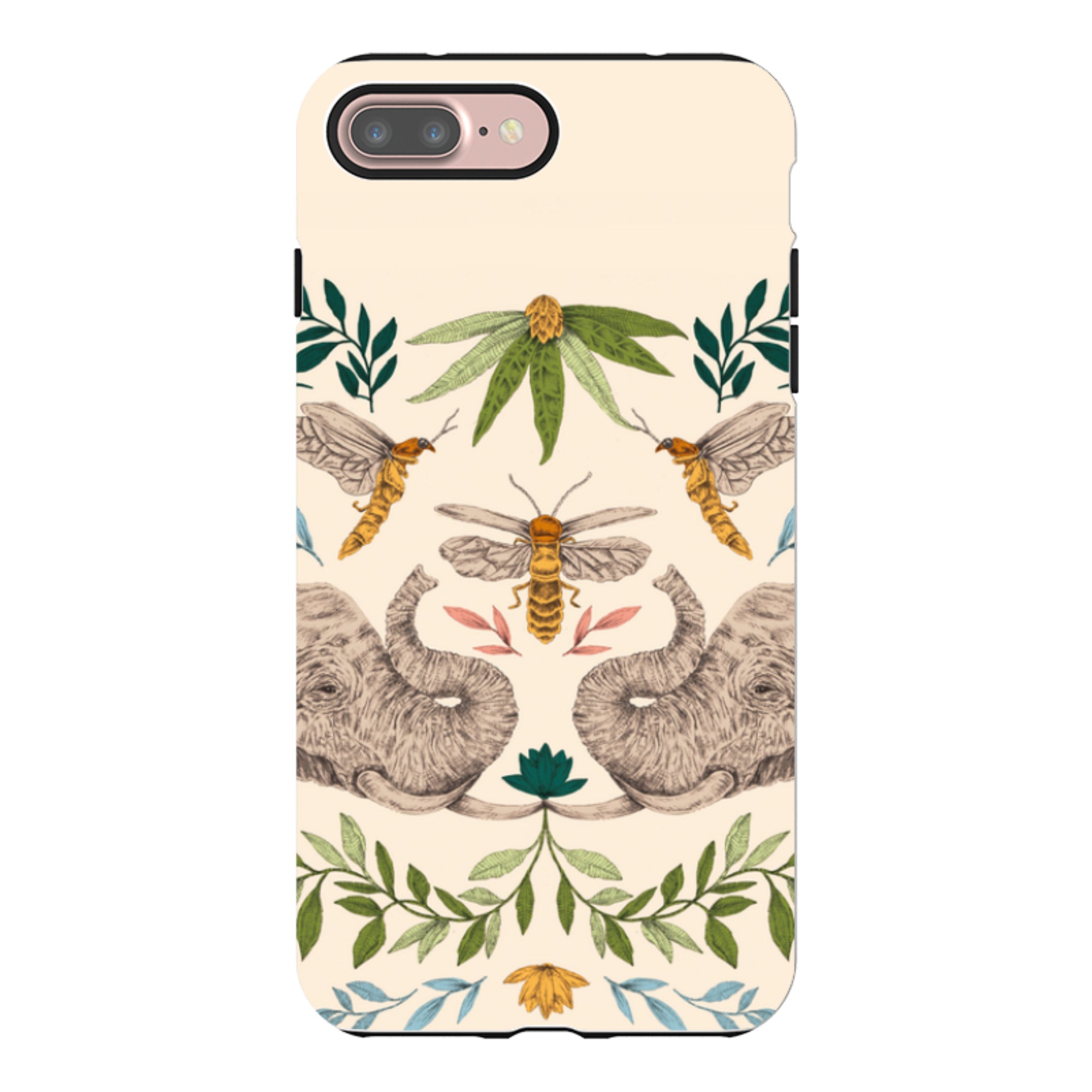iPhone Tough Case - Elephant Firefly By Jade Mosinski