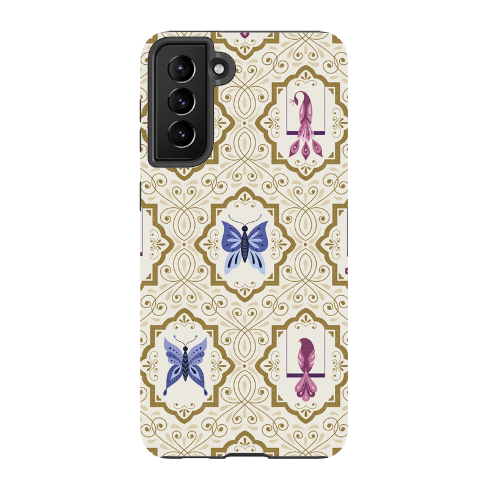 Samsung Tough Case - Wingframes Ivory By Jenny Zemanek