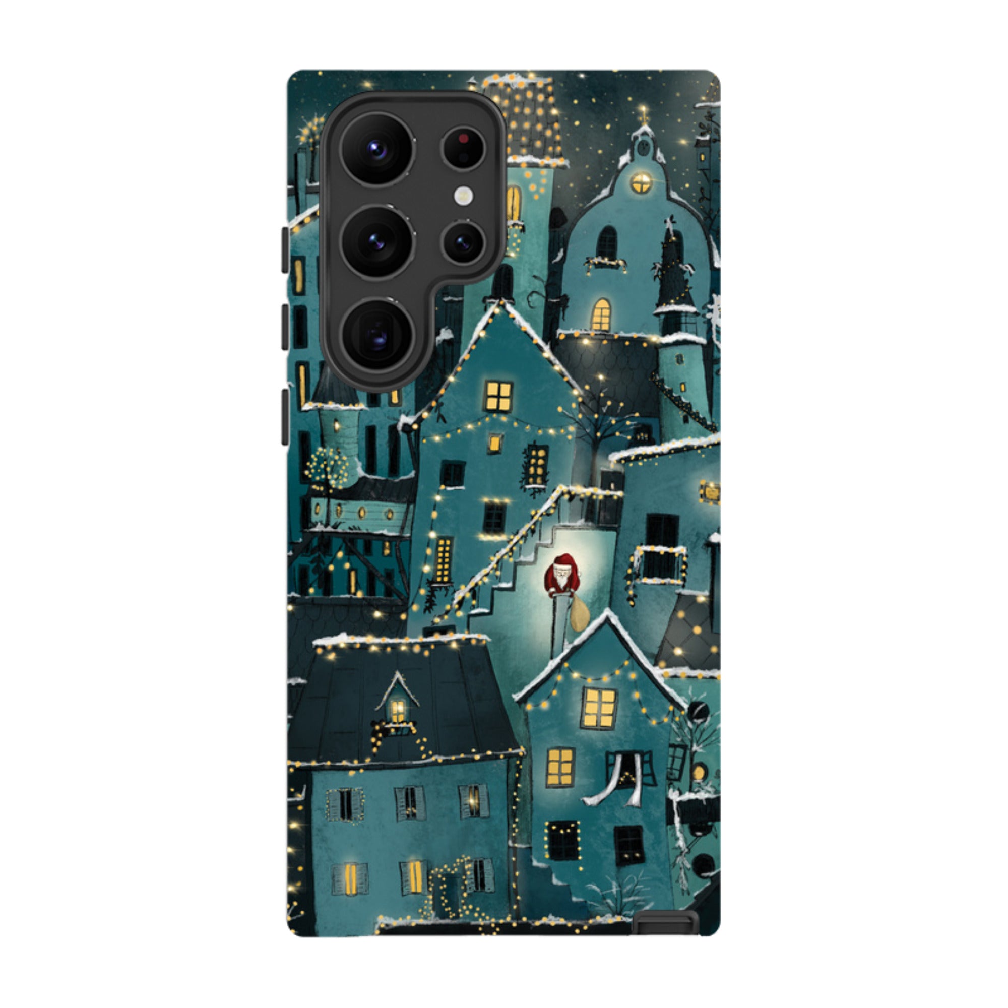 Samsung Tough Case - Citywinkles Blue By Maja Lindberg