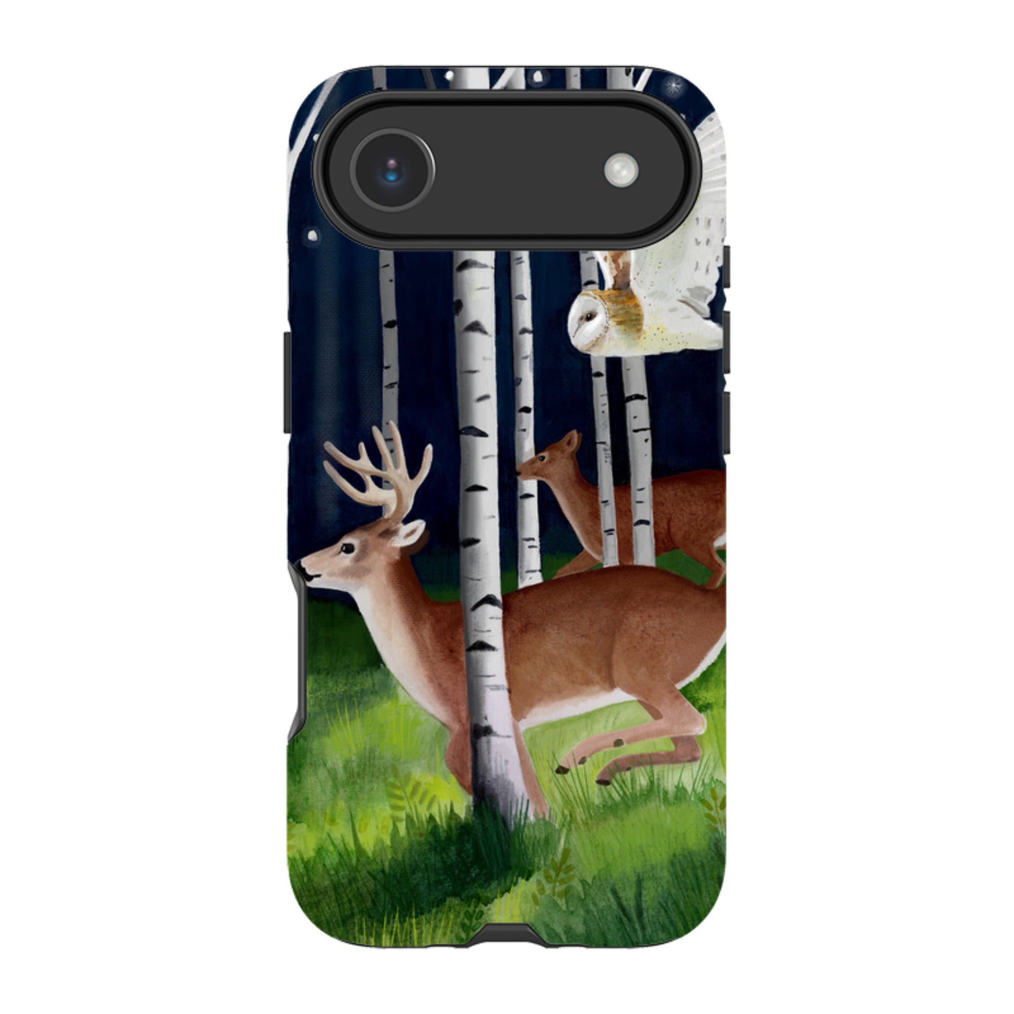 iPhone MagSafe Tough Case - Green Forest By Bex Parkin