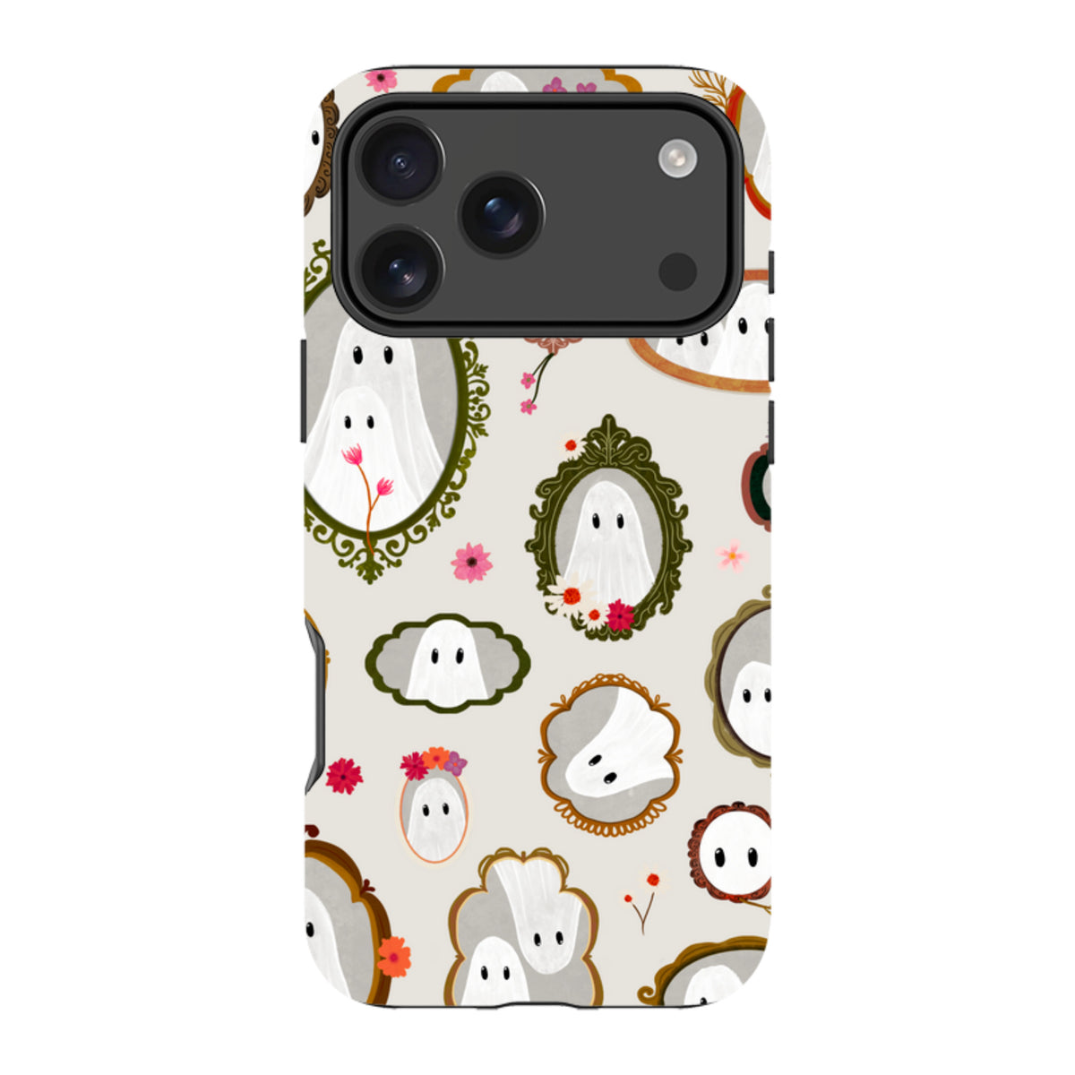 iPhone Tough Case - Framed Ghosts - Stone By Katherine Quinn