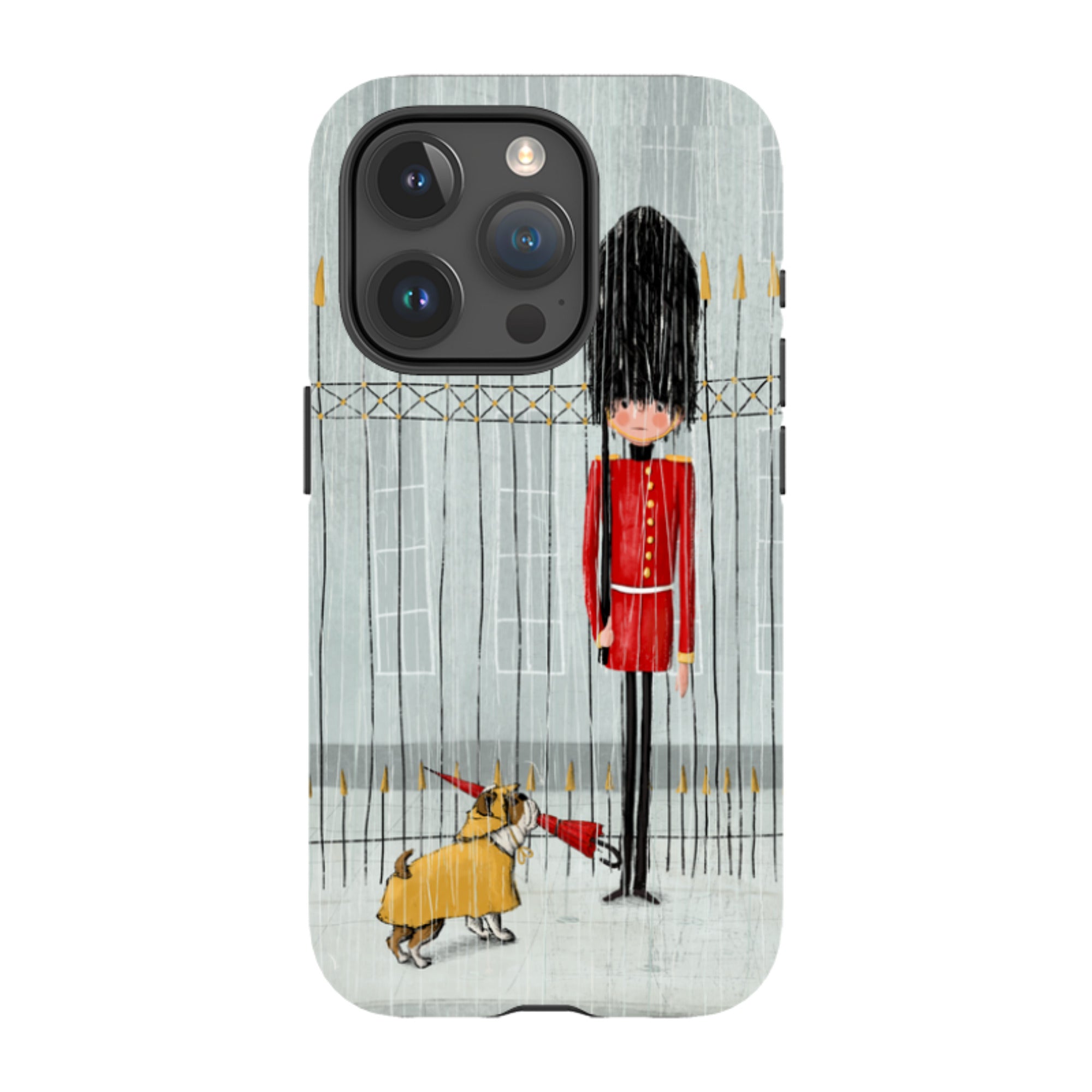 iPhone Tough Case - London In Rain By Maja Lindberg
