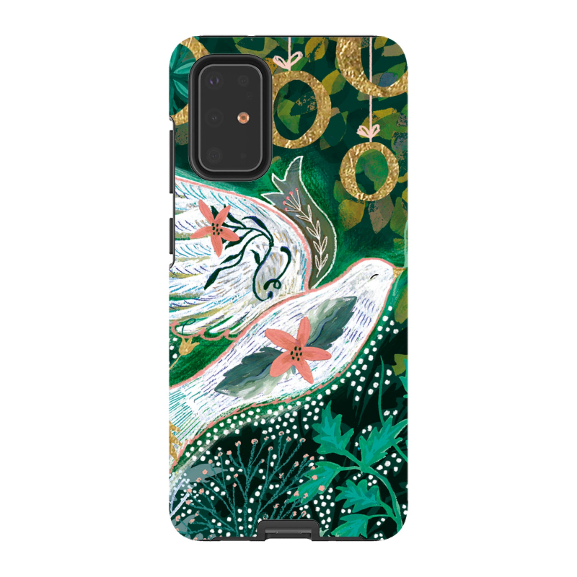 Samsung Tough Case - Gold Rings By Emma Frances Grant