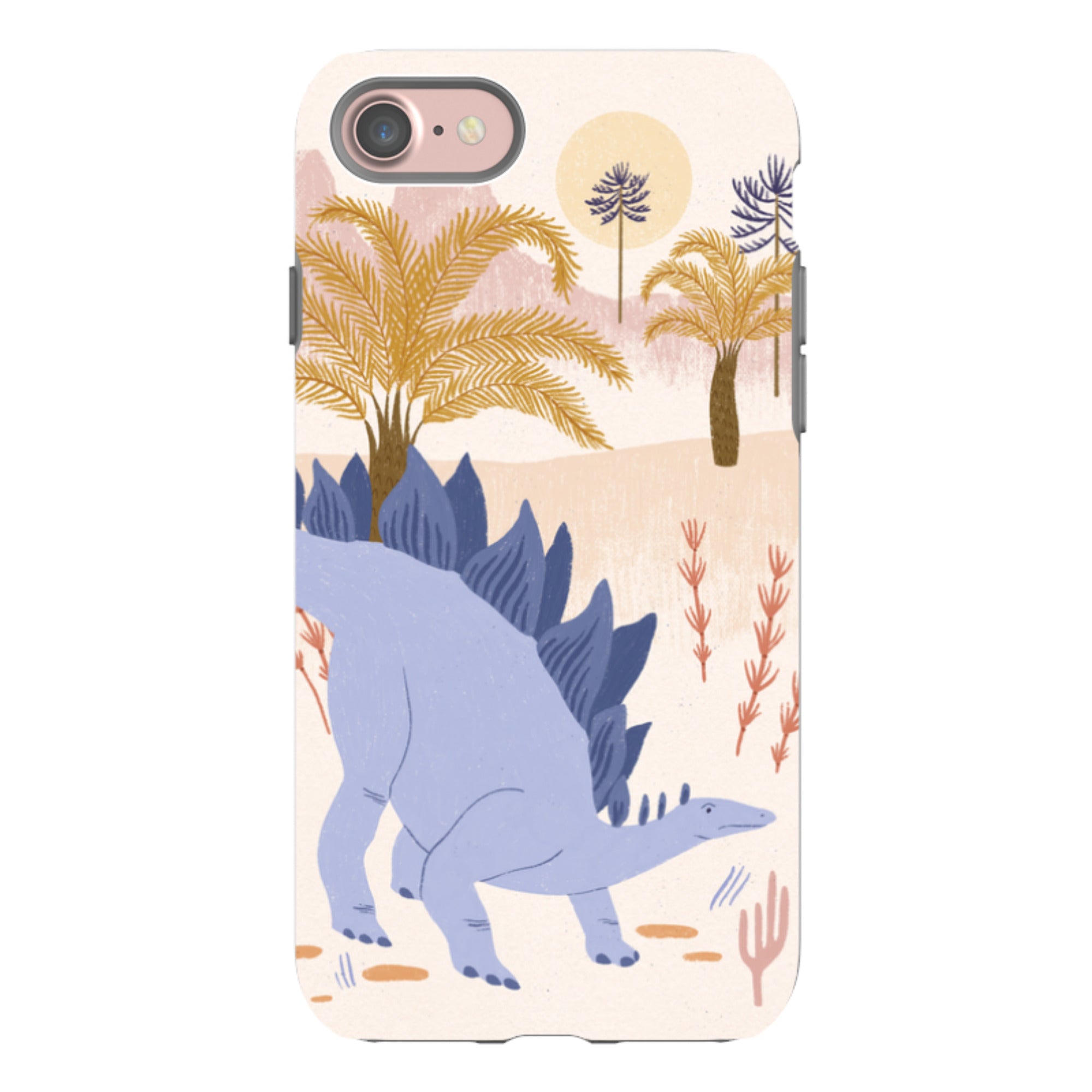 iPhone Tough Case - Stegosaurus By Meghann Rader