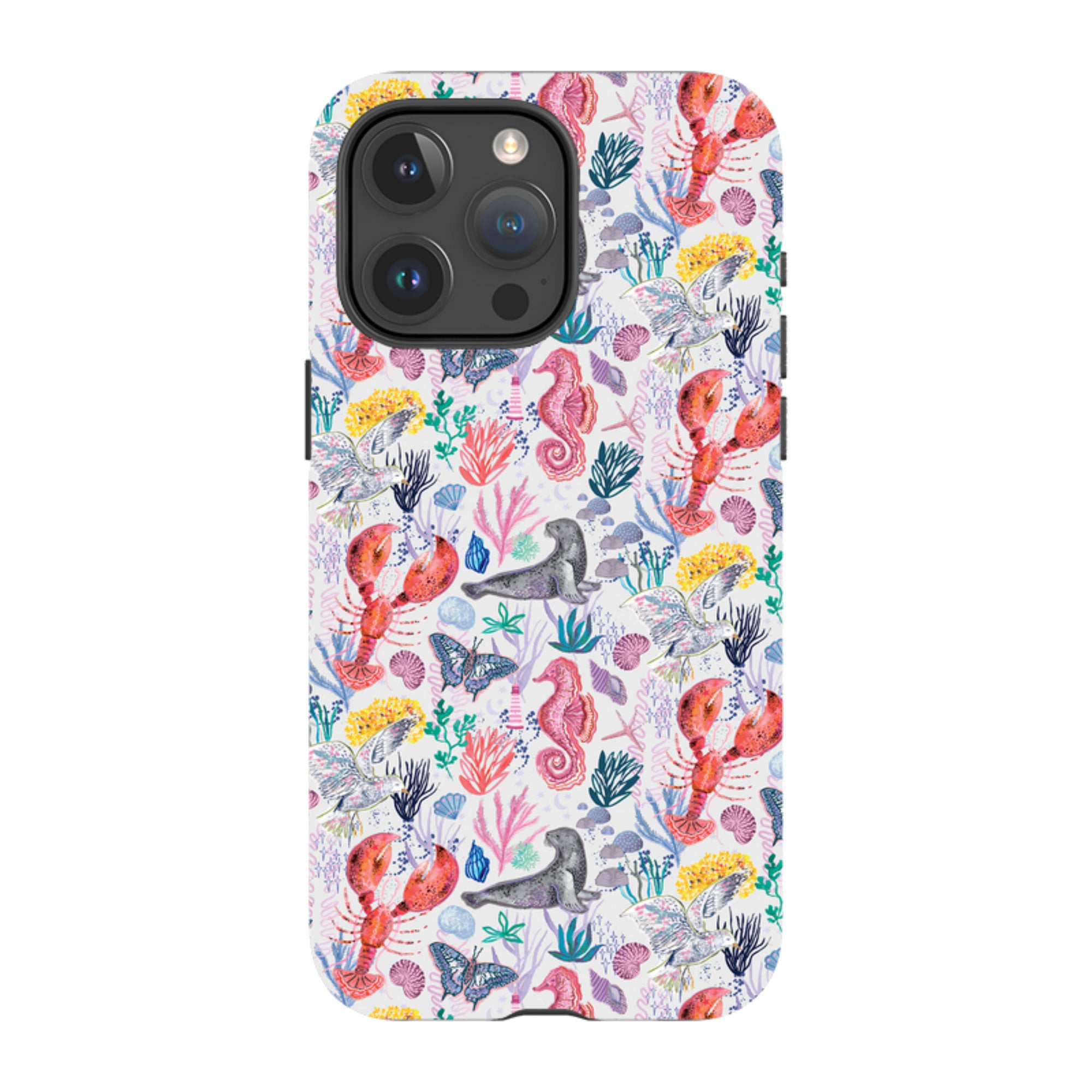 iPhone Case - Coastline Pattern-D By Emma Frances Grant