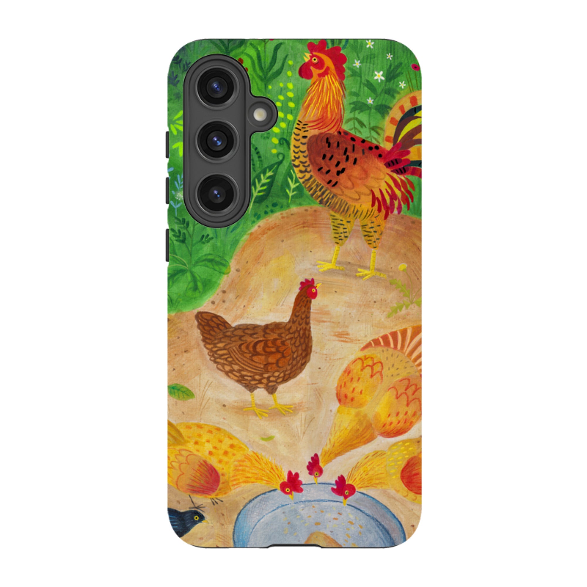 Samsung Tough Case - Chickens By Bex Parkin