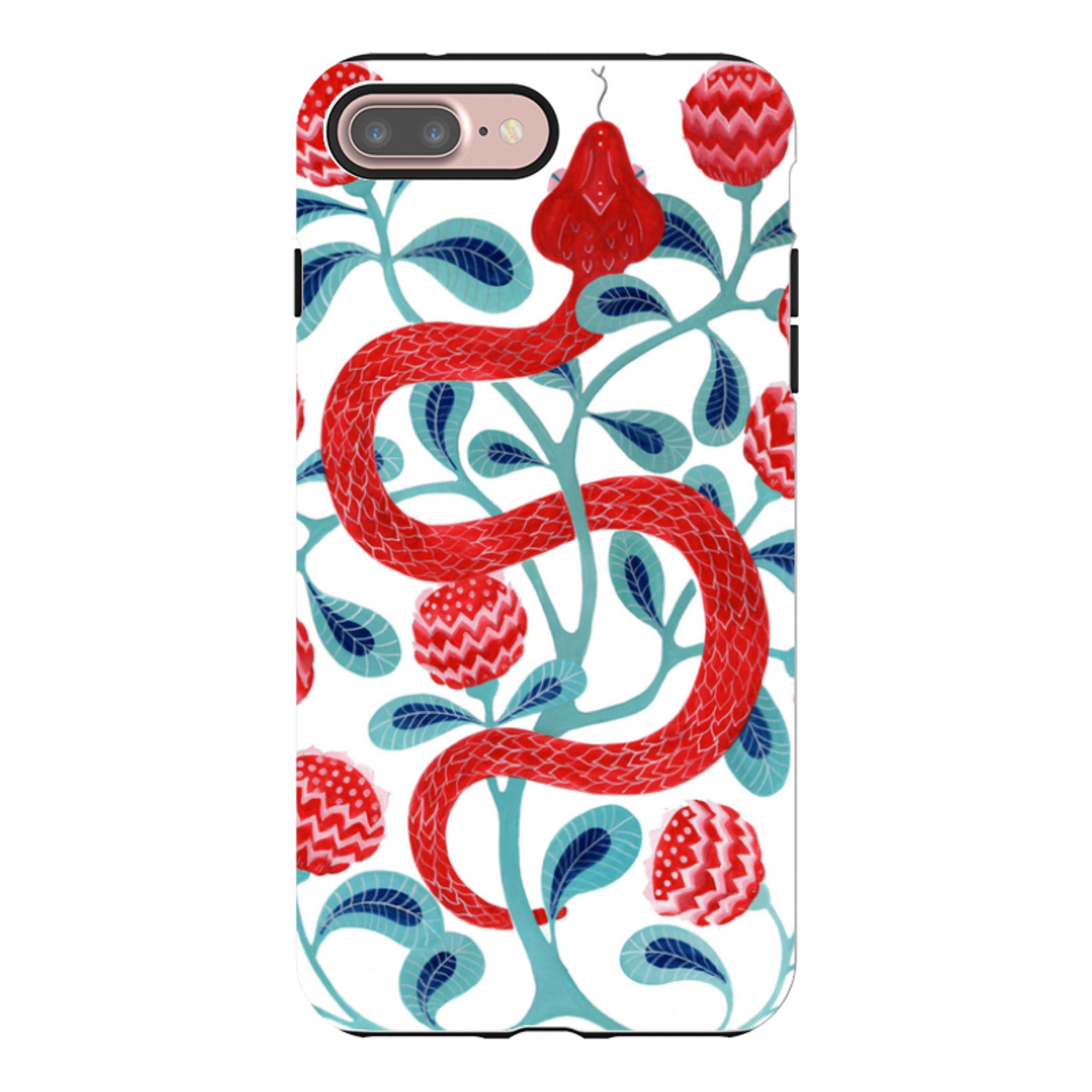 iPhone Tough Case - Redsnake By Bex Parkin