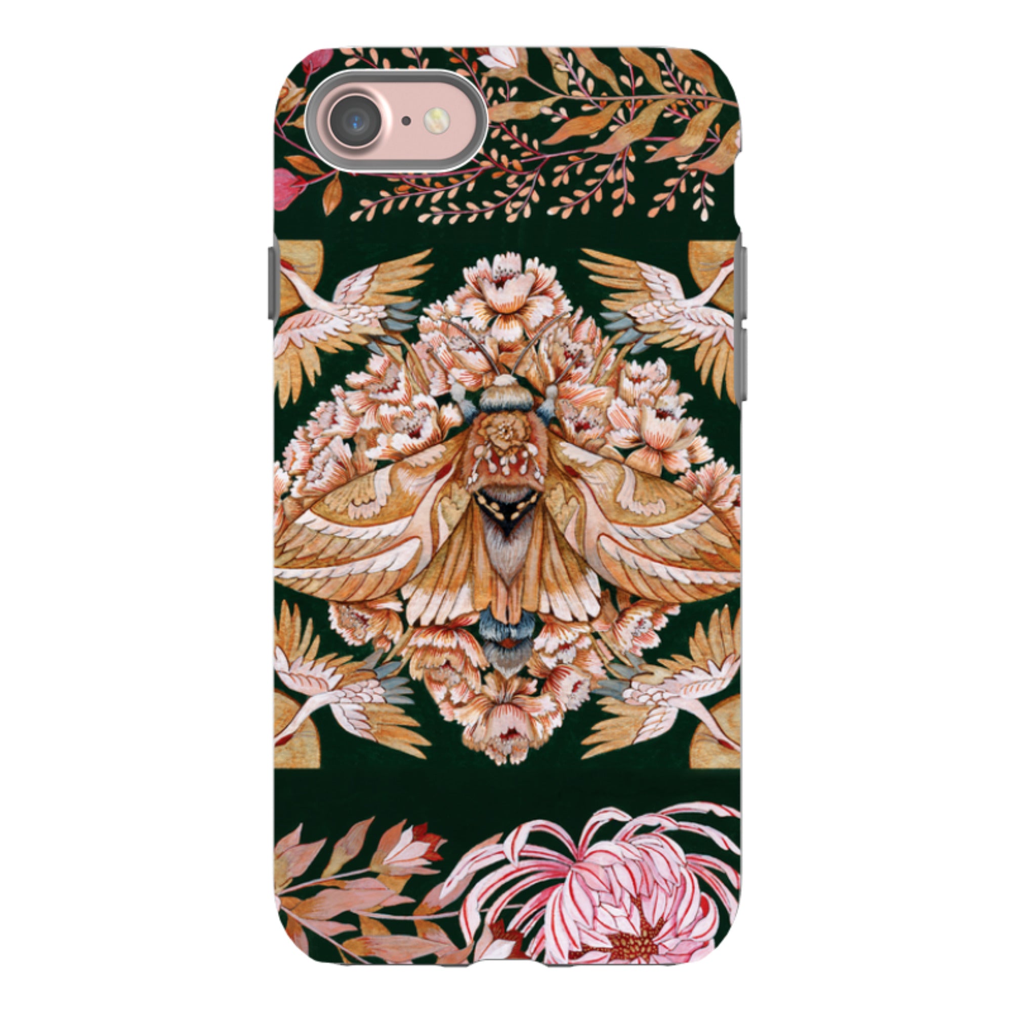 iPhone Tough Case - Golden Moth By Maria Matos