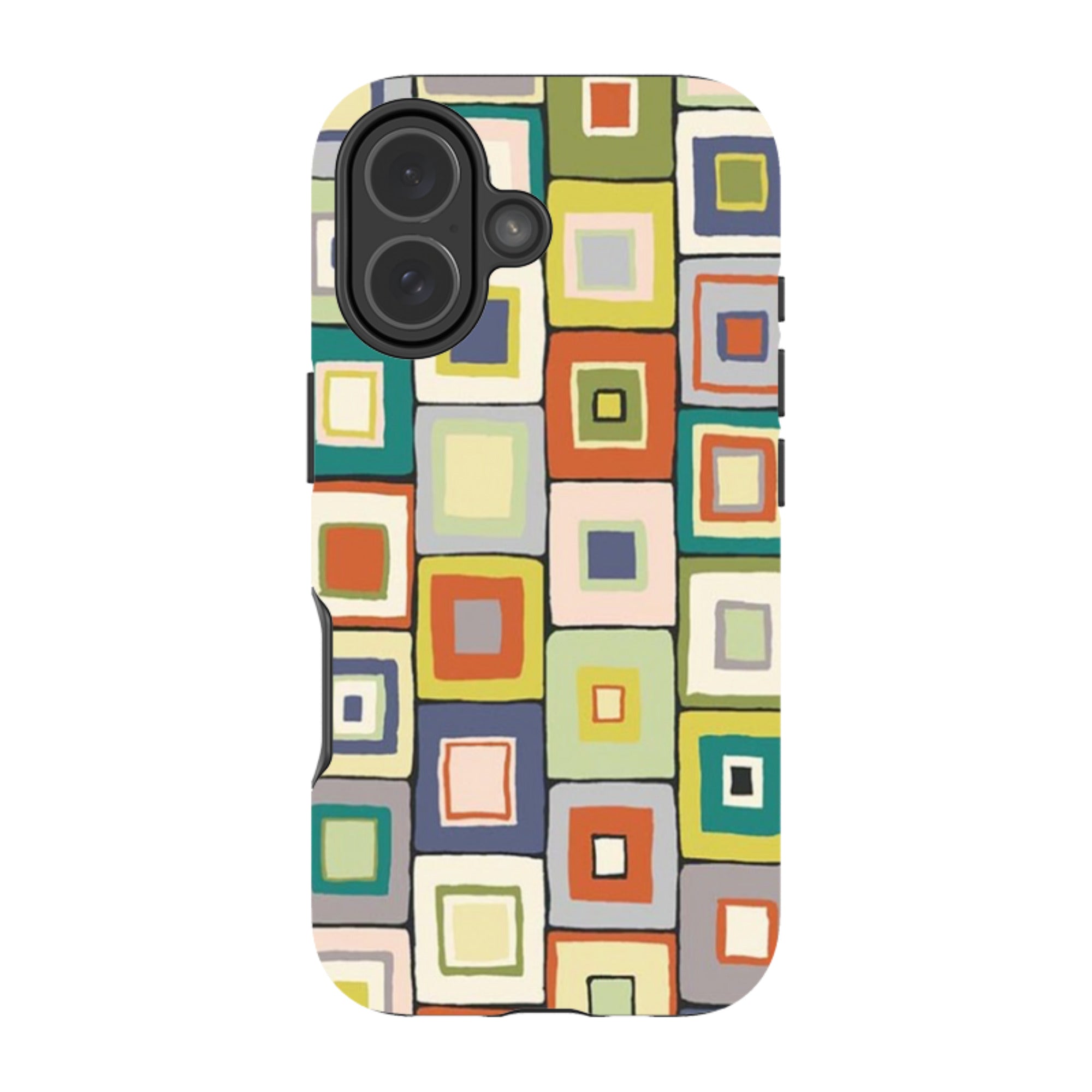 iPhone Tough Case - Atelier Blanket Squares Urbane By Sarah Campbell