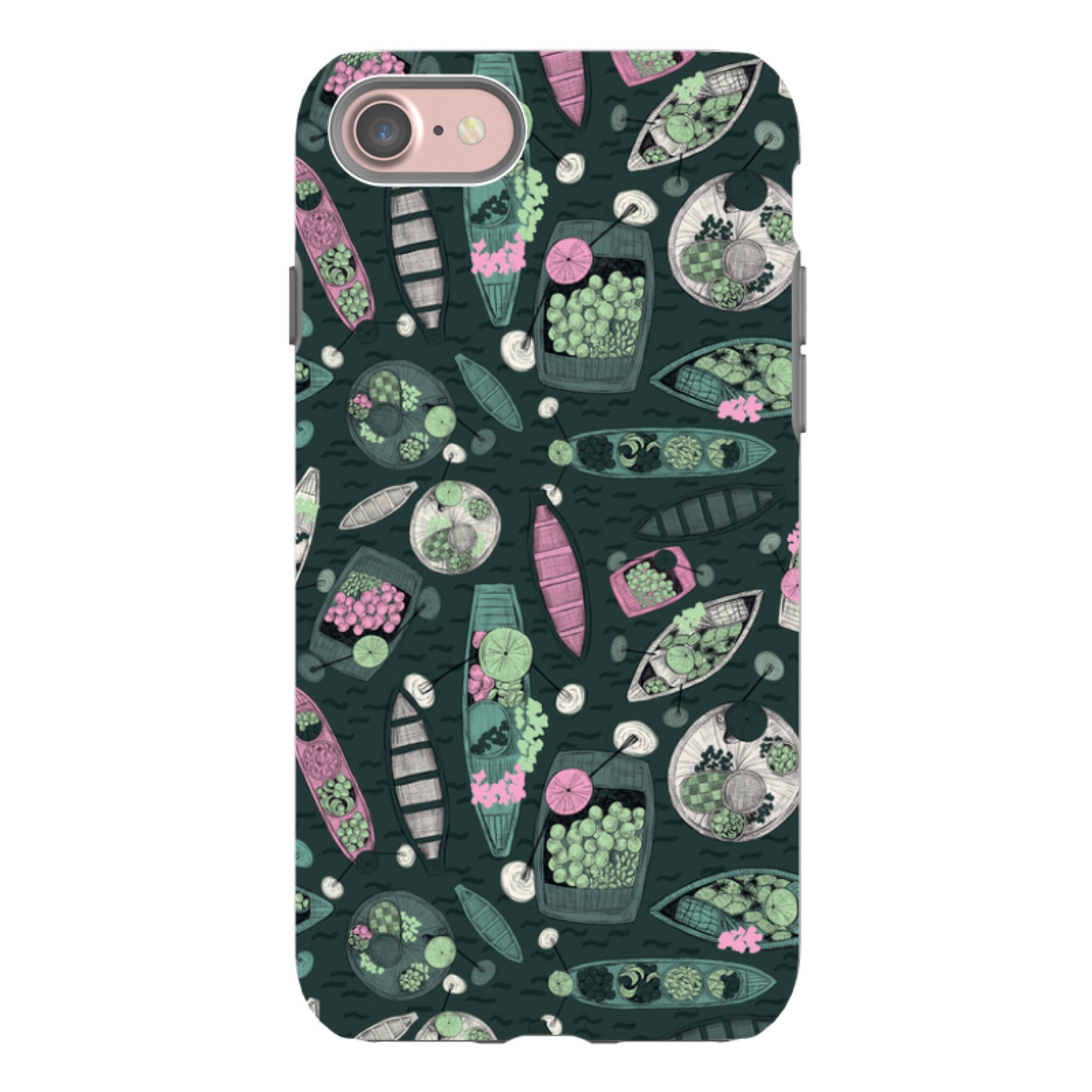 iPhone Tough Case - Floating Markets A By Jade Mosinski