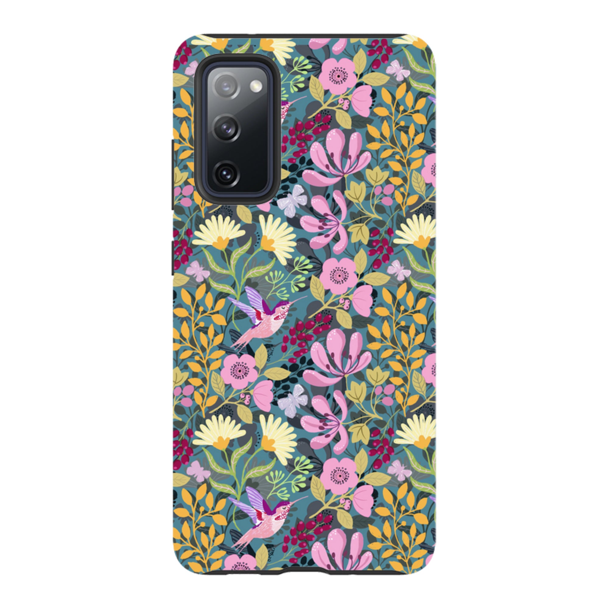 Samsung Tough Case - Hummingbird Pattern By Bex Parkin