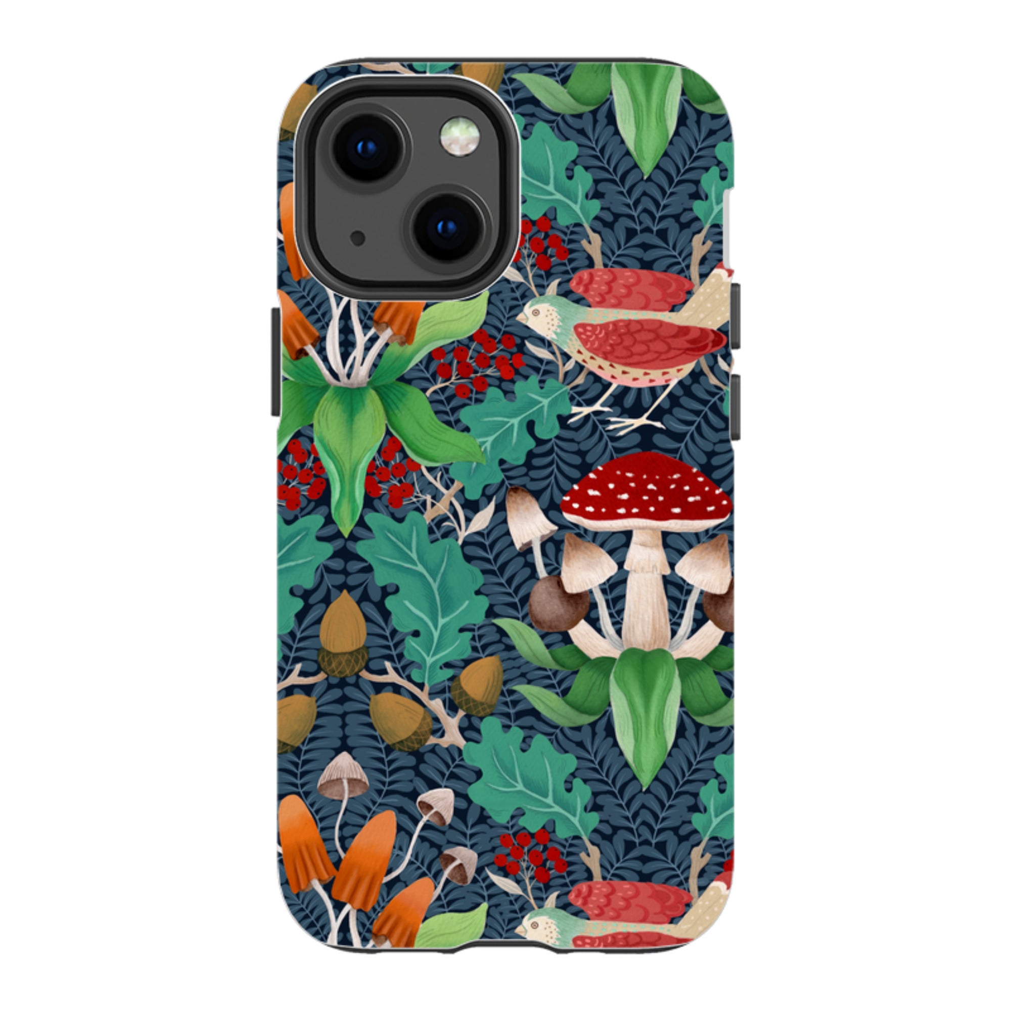 iPhone Tough Case - Mushrooms By Bex Parkin
