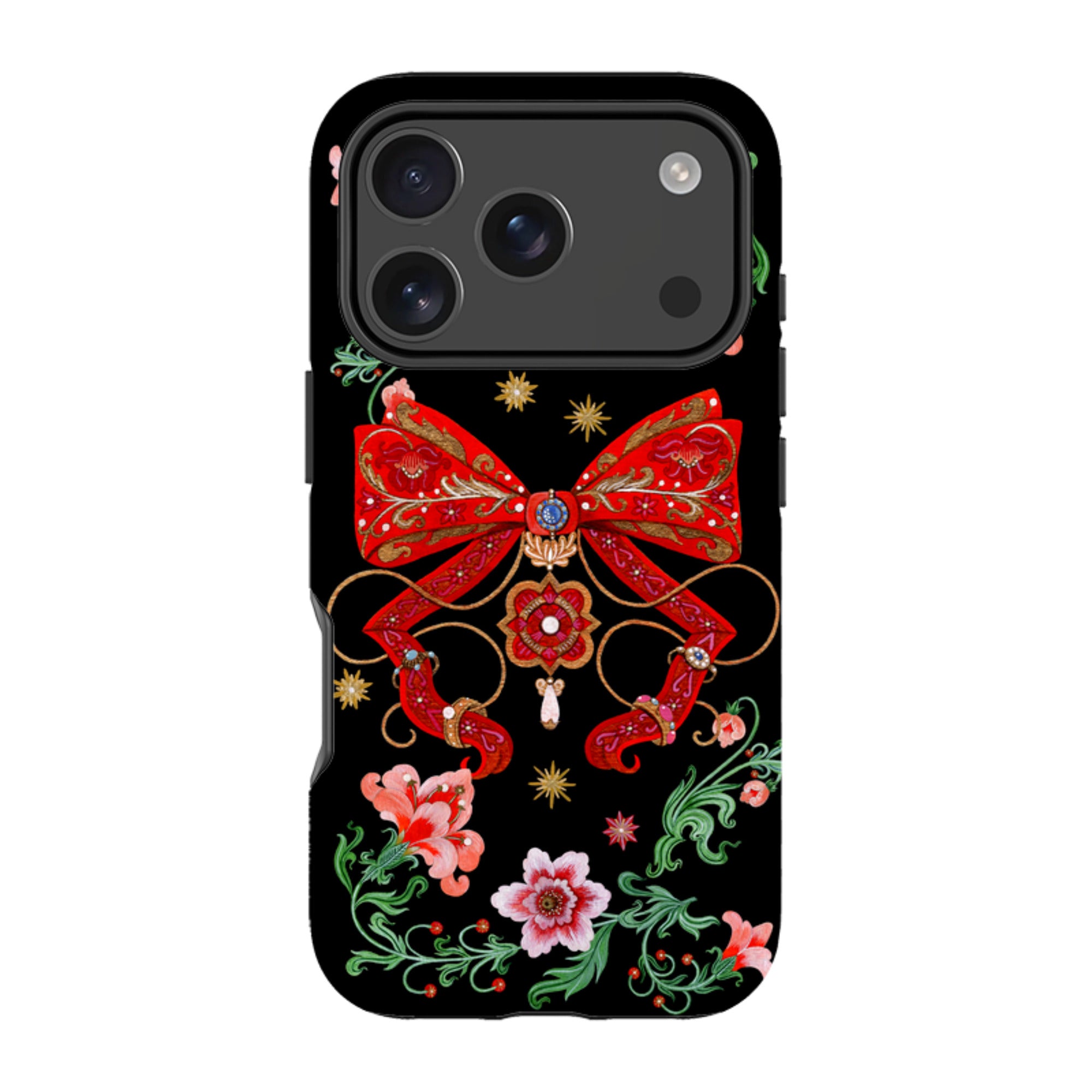 iPhone Tough  Case - Five Gold Ring By Maria Matos