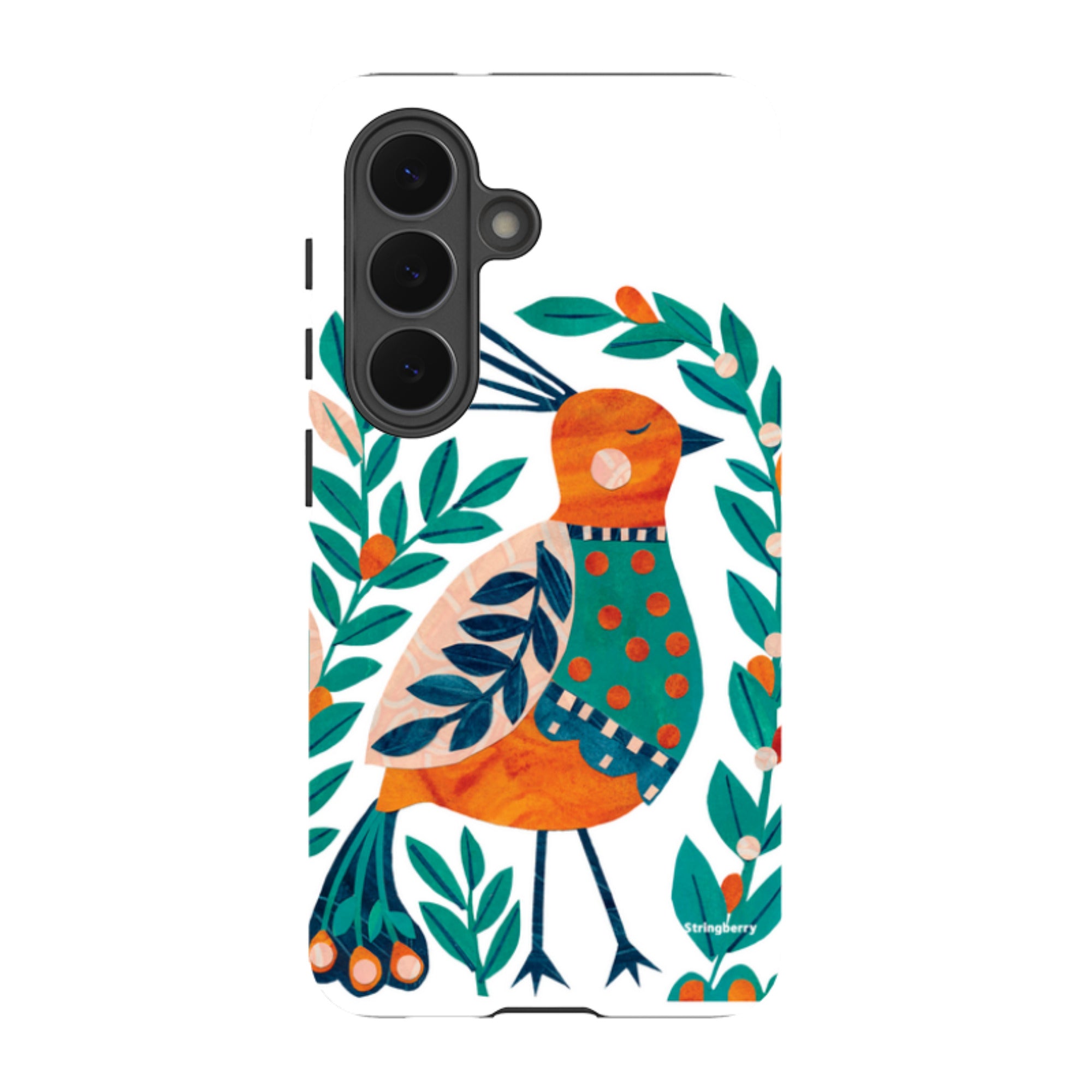 Samsung Tough Case - Folk Peacock By Tracey English