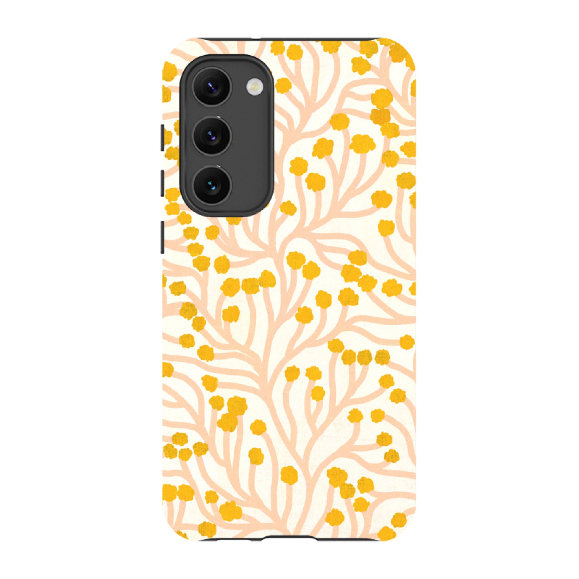 Samsung Tough Case - Vine Pink and Ochre By Katherine Quinn