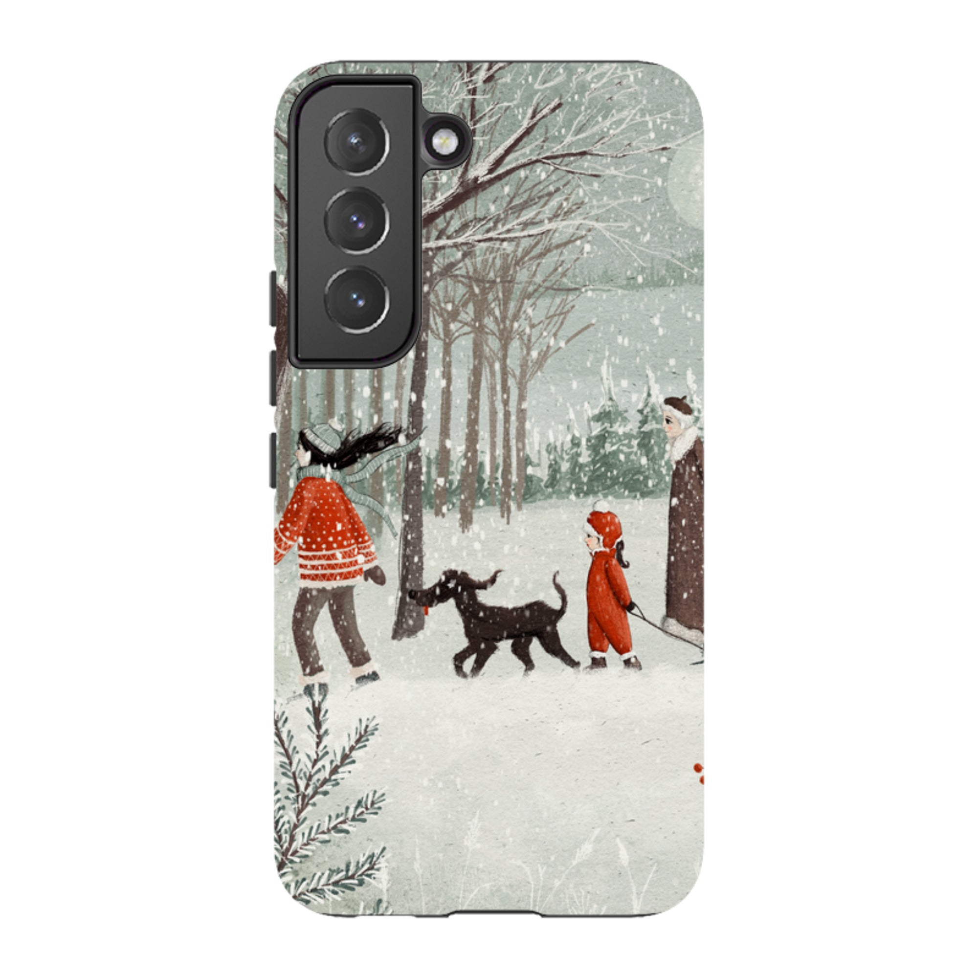 Samsung Tough Case - Winter Walk By Maja Lindberg