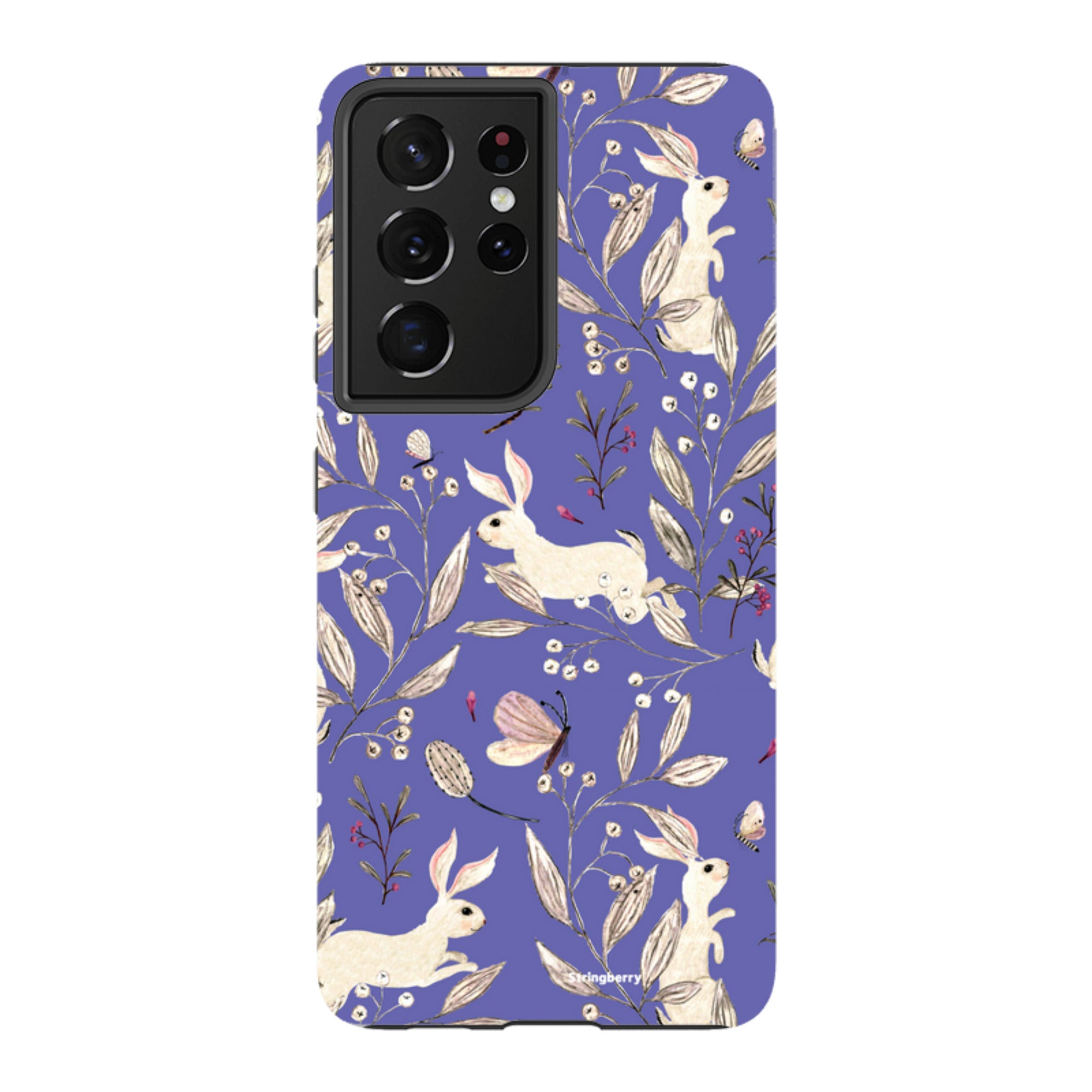 Samsung Tough Case - Bunnies Periwinkle By Katherine Quinn