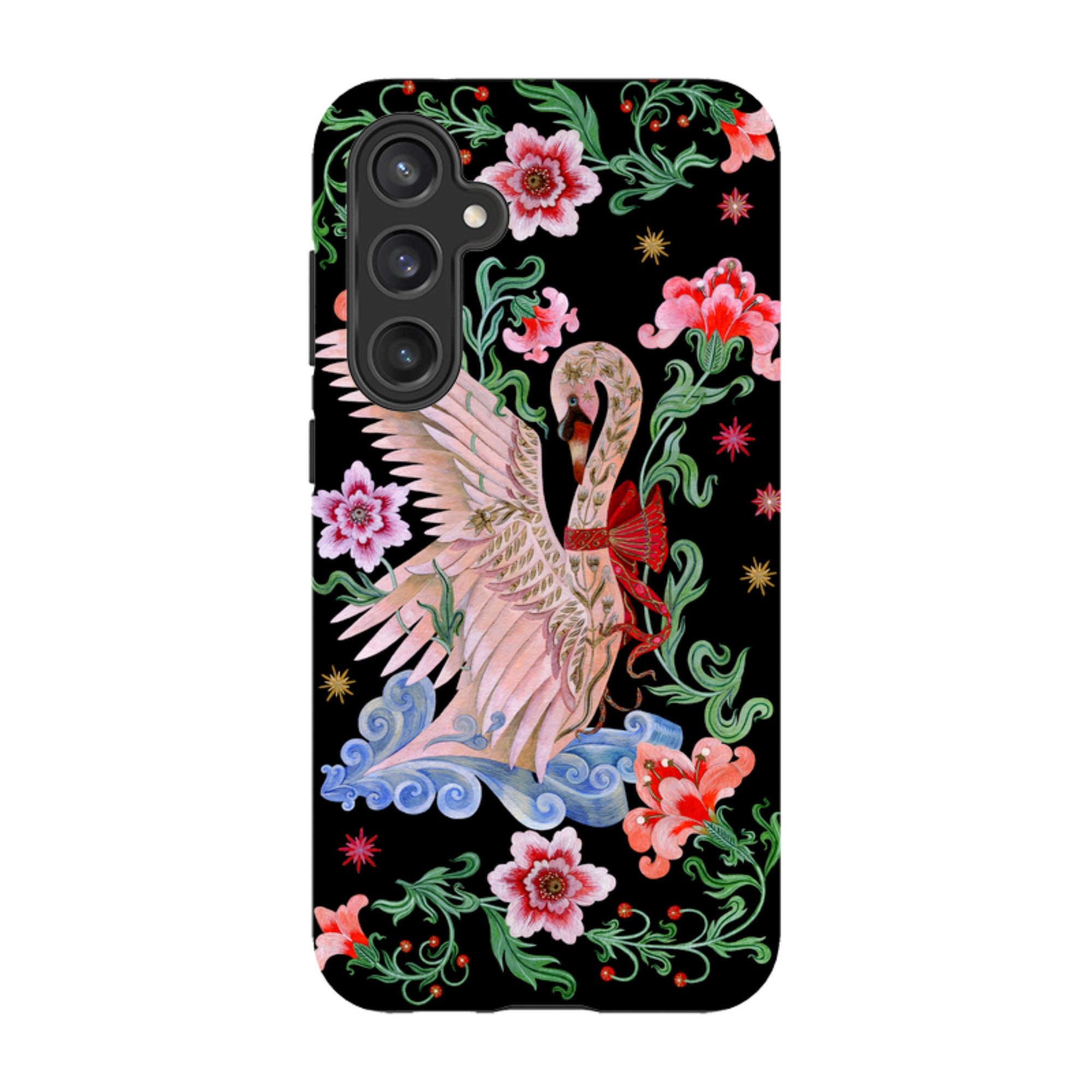 Samsung Tough  Case - Seven Swans A Swimming By Maria Matos