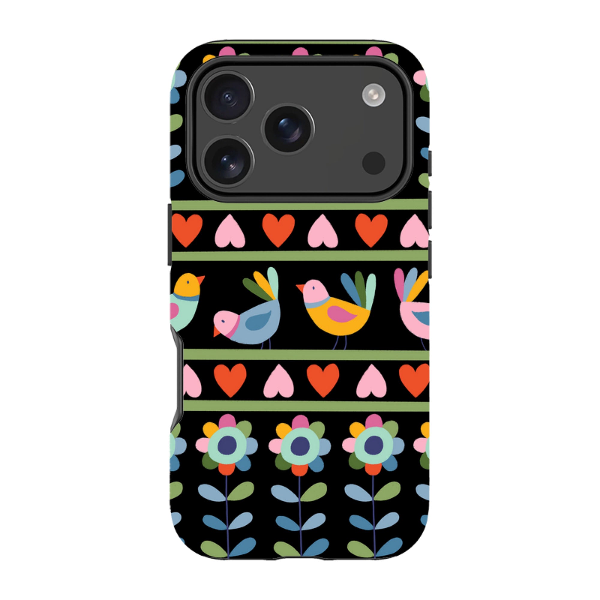 iPhone MagSafe Tough Case -  Folky Birds II By Suzy Taylor