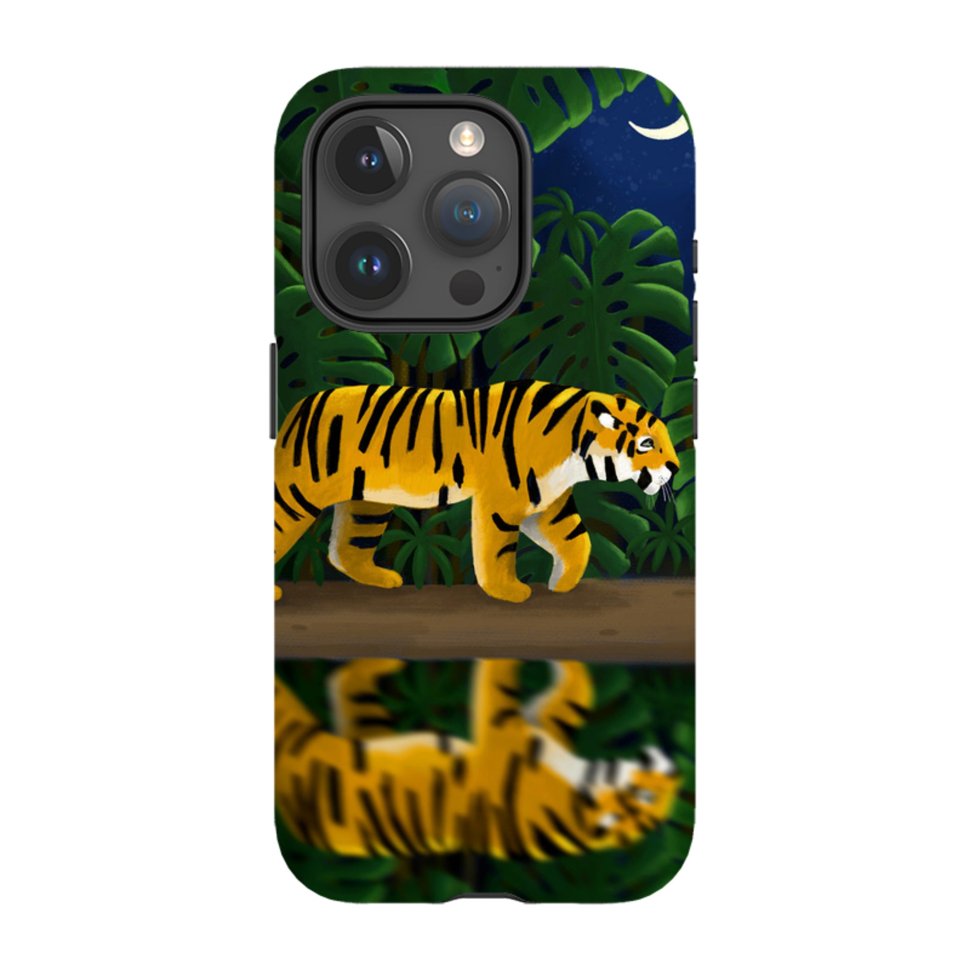 iPhone MagSafe Tough Case - Tiger Night By Bex Parkin