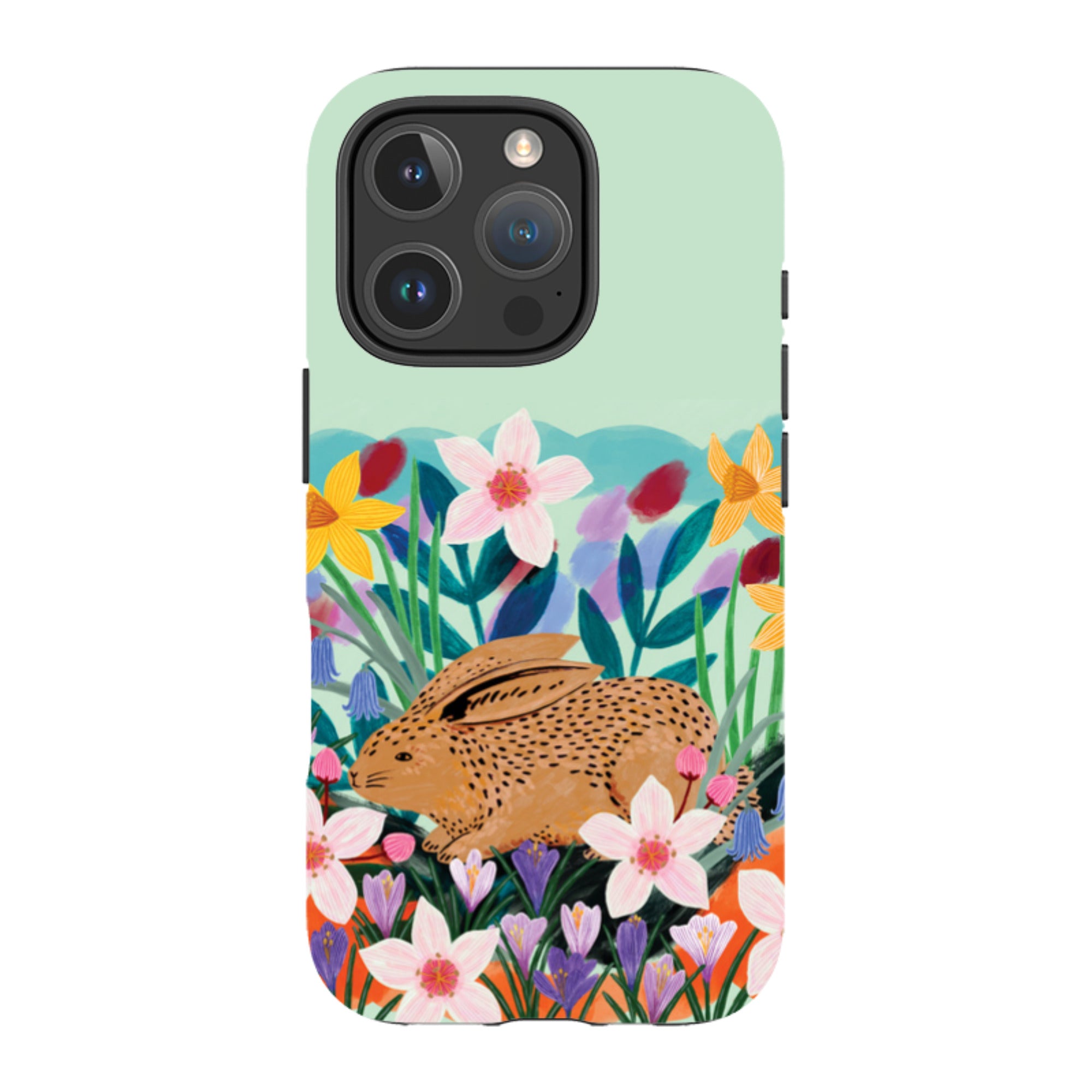 iPhone Tough Case - Spring Bunny By Lee Foster Wilson