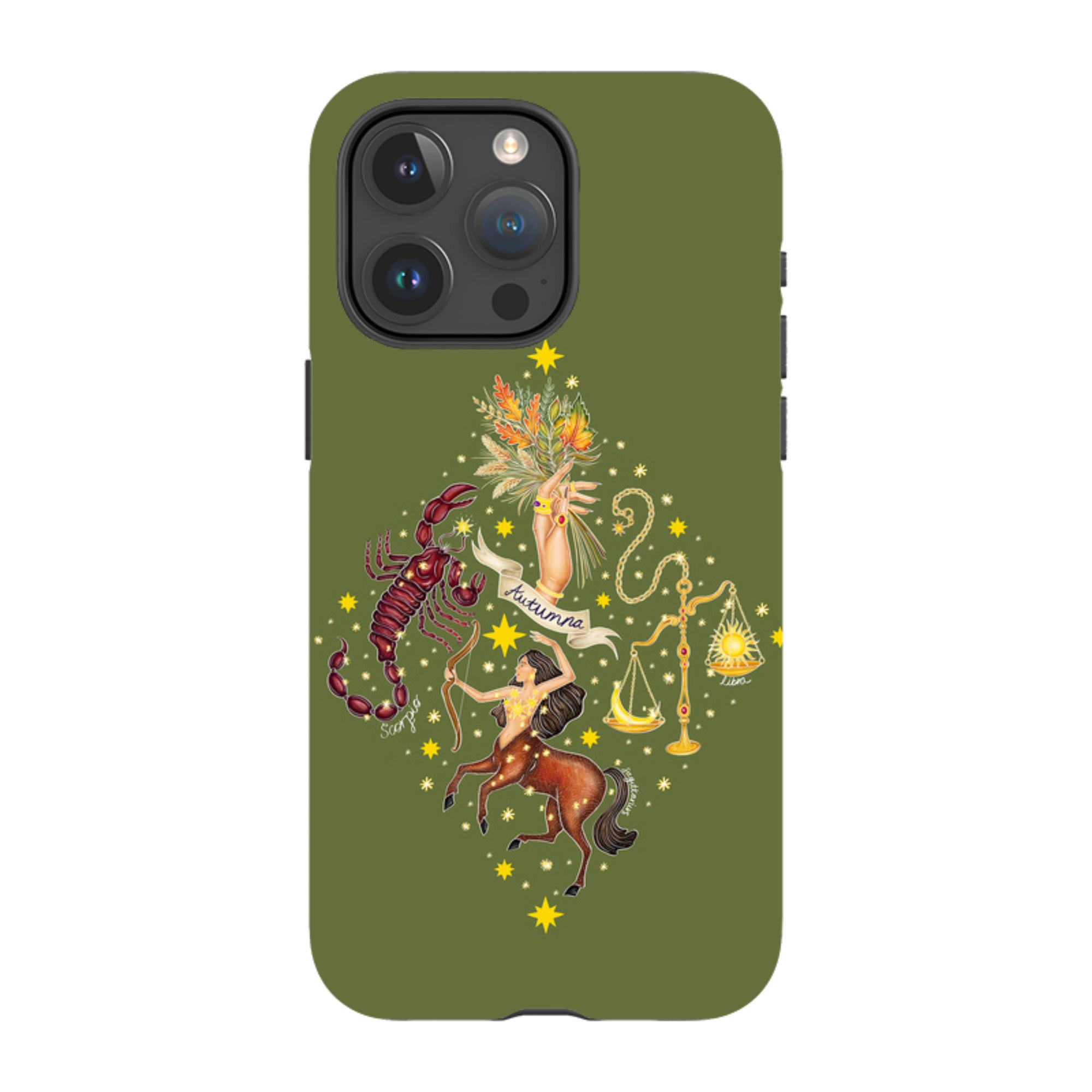 iPhone MagSafe Tough Case - Autumn Zodiac By Catherine Rowe