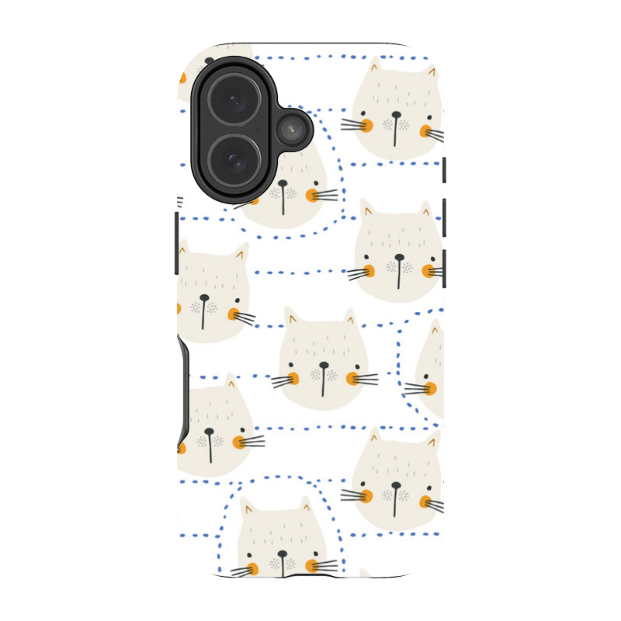 iPhone MagSafe Tough Case - Cat Tiles