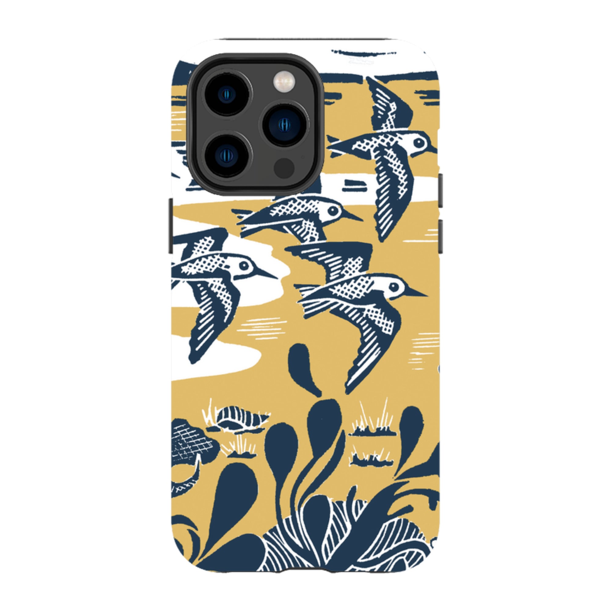 iPhone Tough Case - Sanderlings At The Shore By Kate Heiss