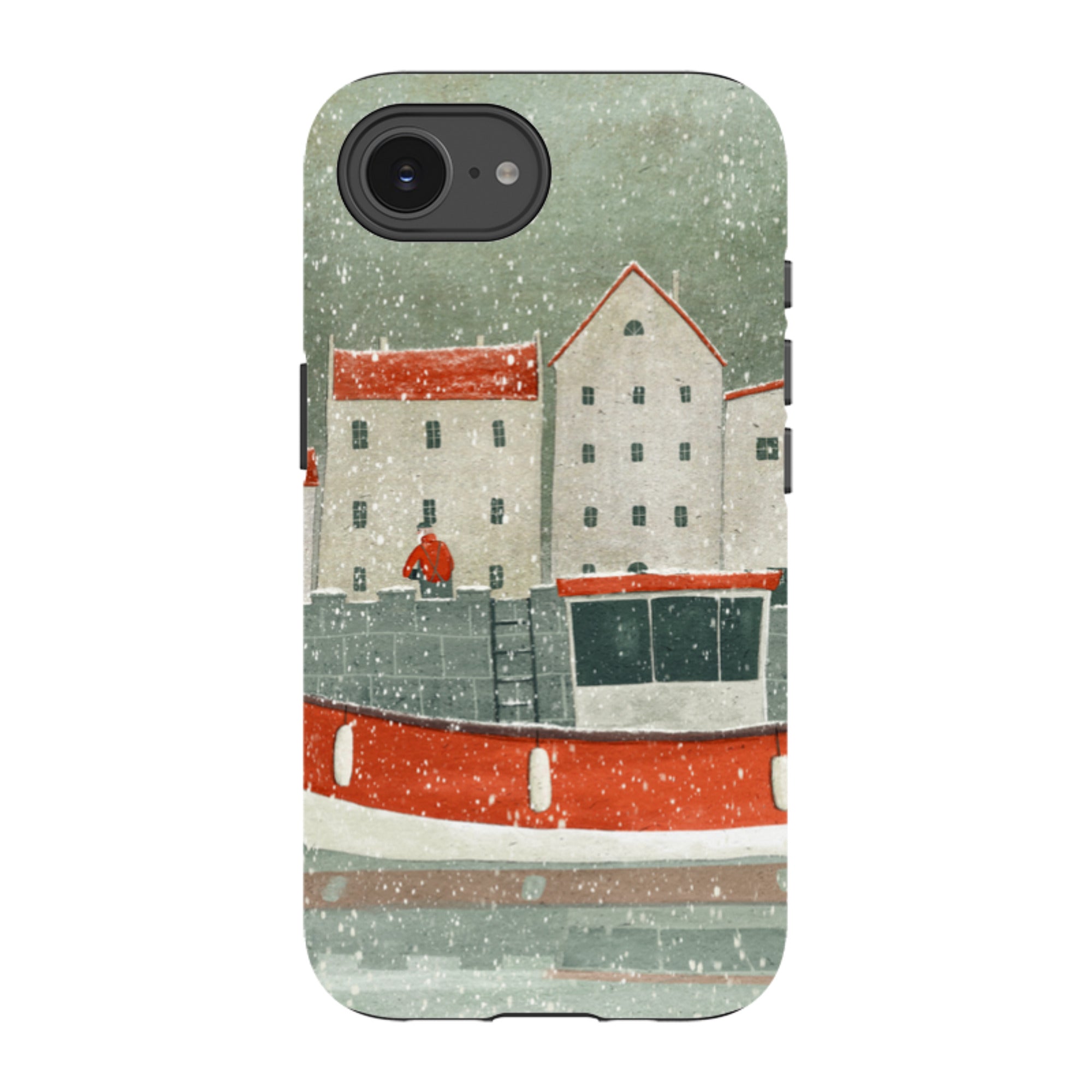 iPhone Tough Case - Christmas Harbour By Maja Lindberg