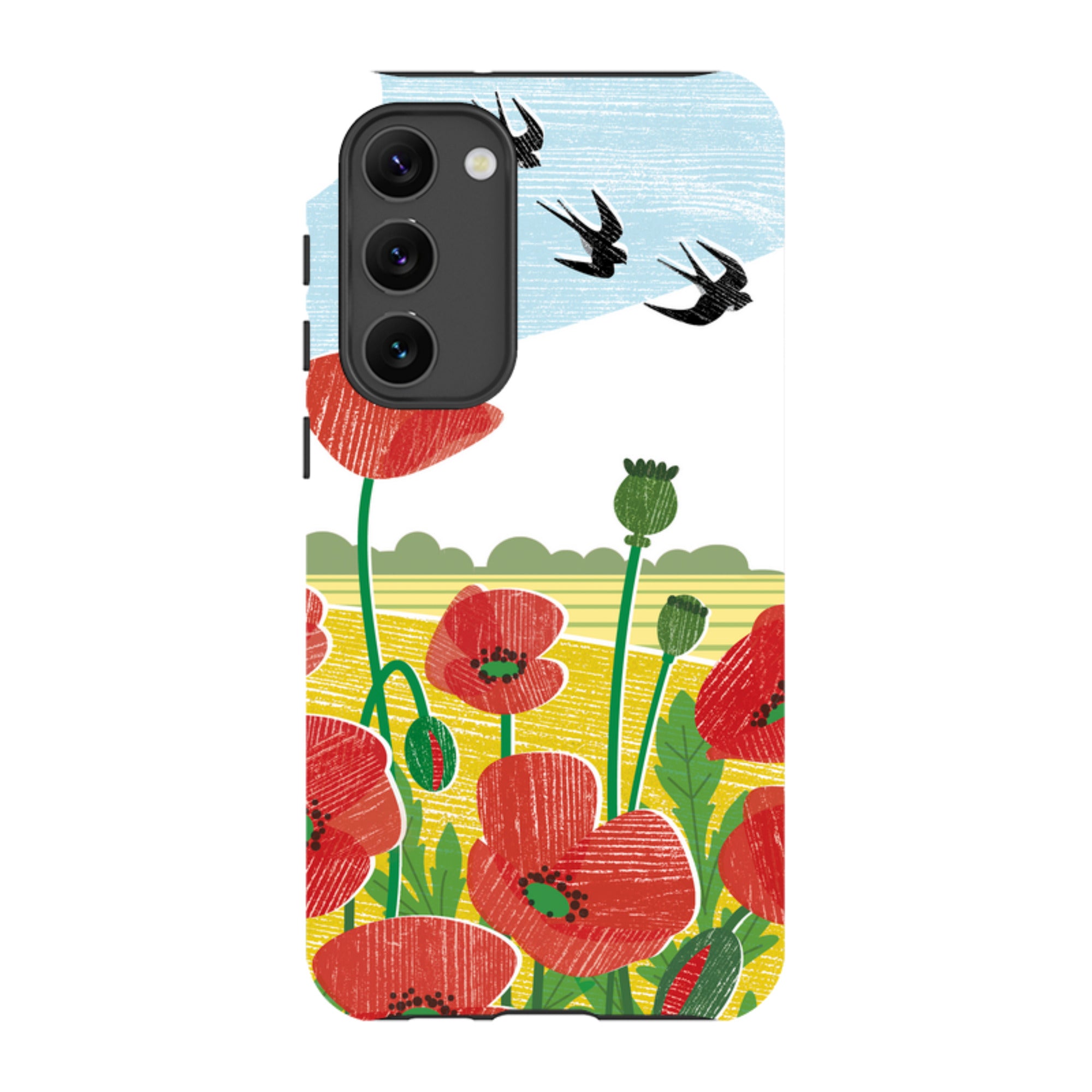 Samsung Tough Case - Poppy Fields By Liane Payne
