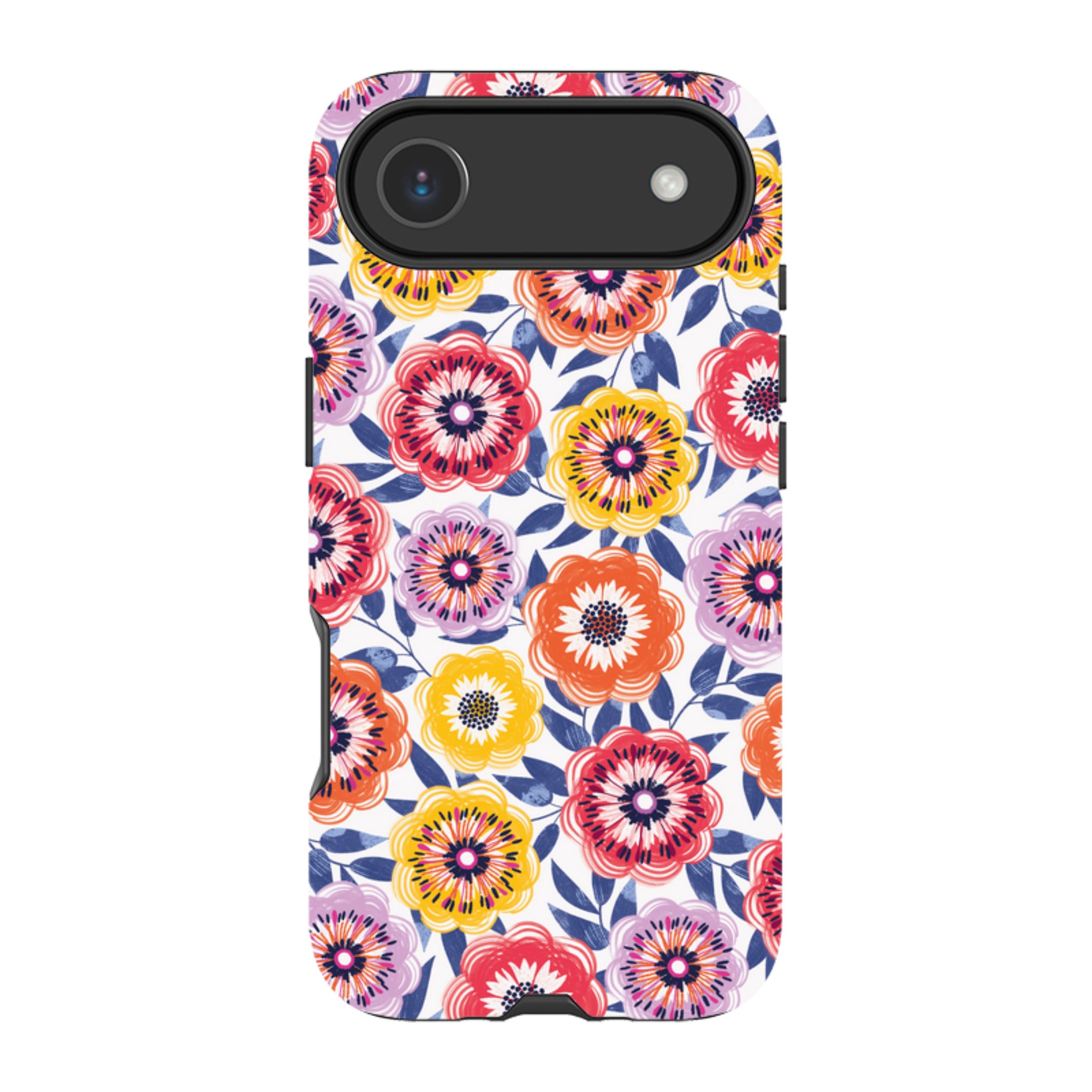 iPhone Tough Case - Bright Blooms I By Ali Brookes
