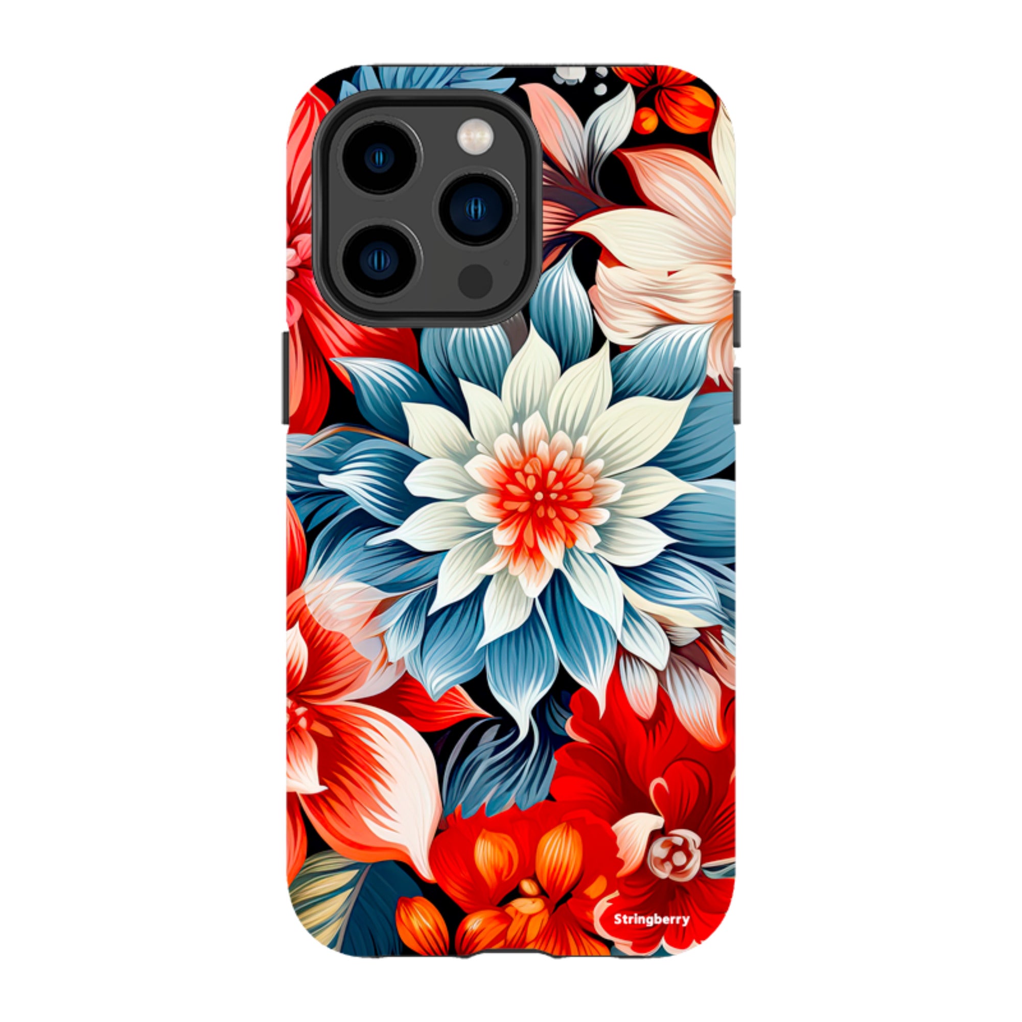iPhone Tough Case - Red Bells II