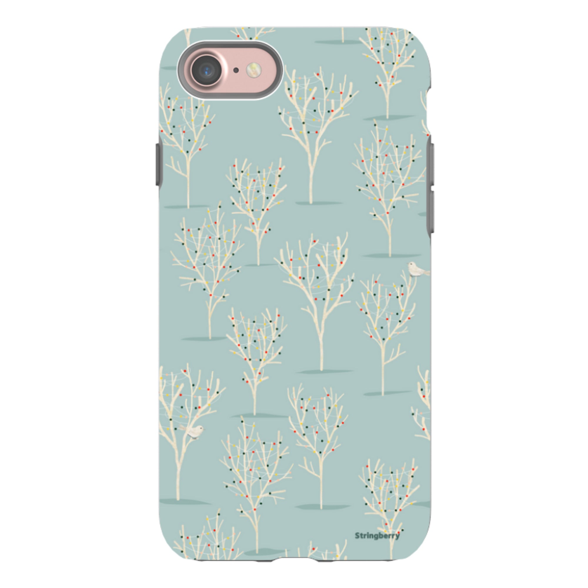 iPhone Tough Case - Winter Forest By Katherine Quinn
