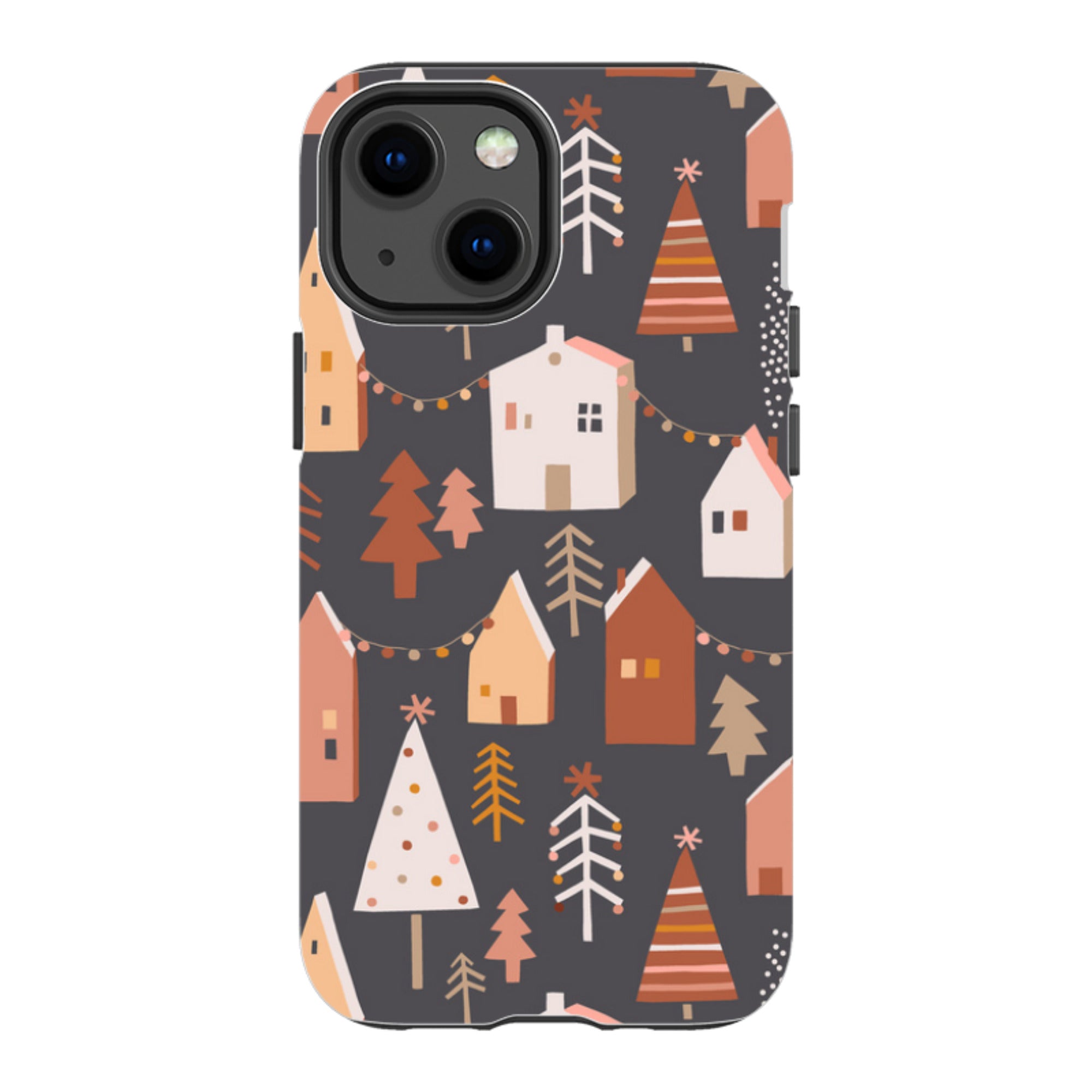 iPhone Tough Case - Street Xmas Dark