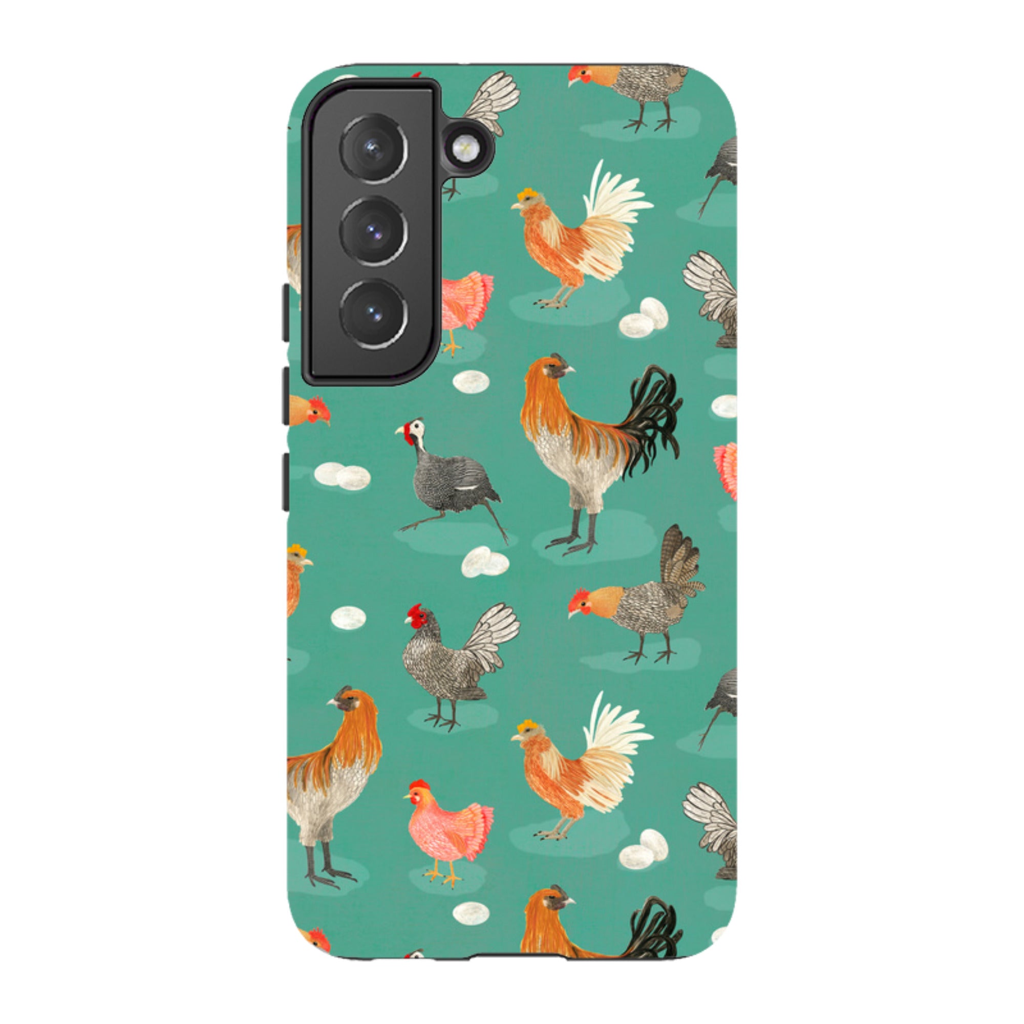 Samsung Tough Case - Chicken Teal By Katherine Quinn