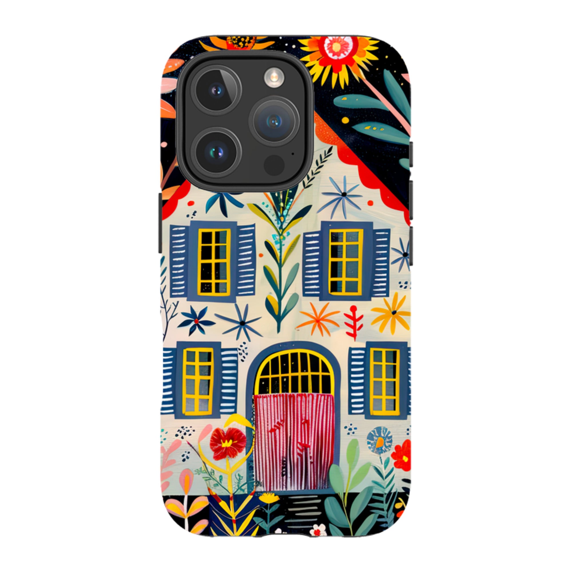 iPhone Case - Folk Art House X