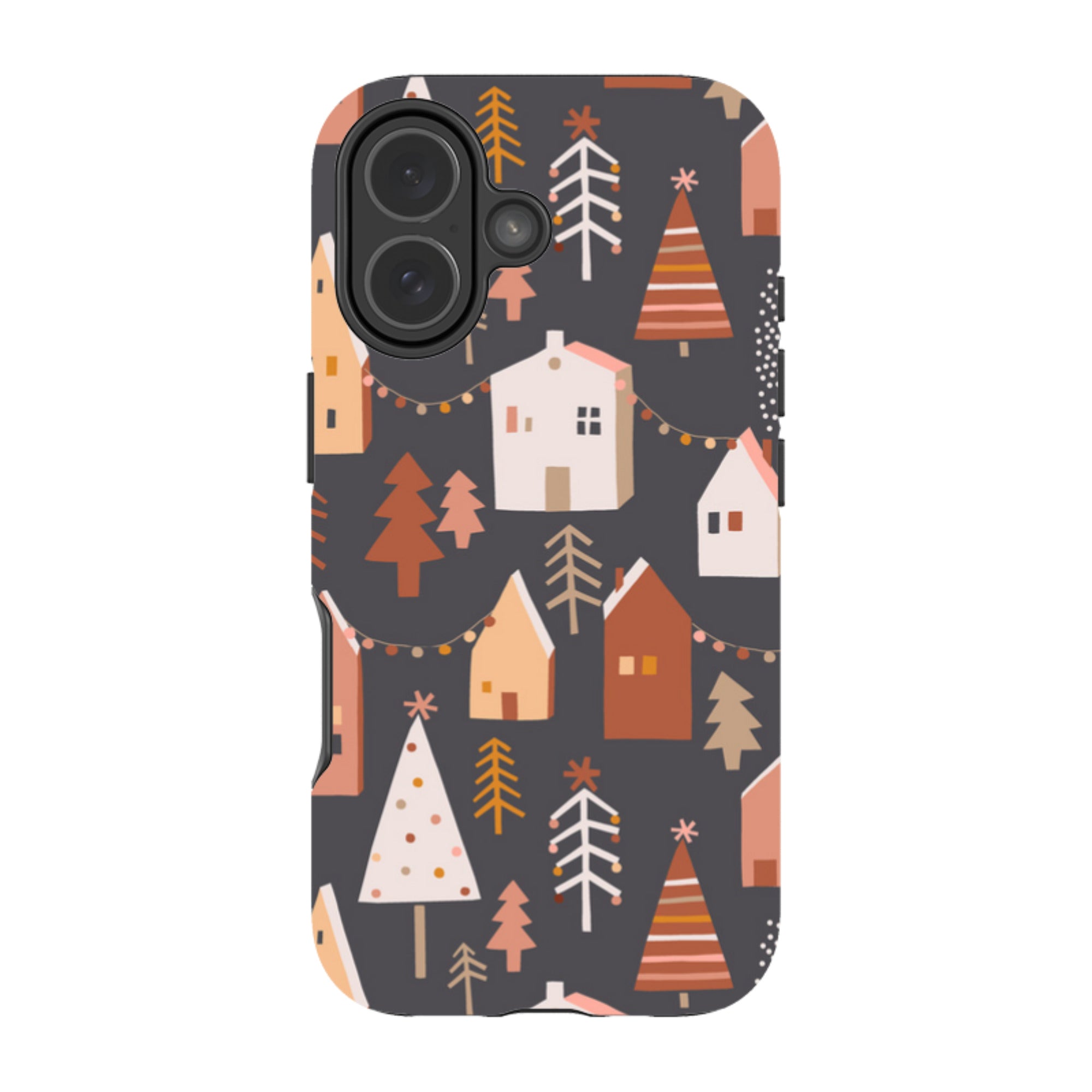 iPhone MagSafe Tough Case - Street Xmas Dark
