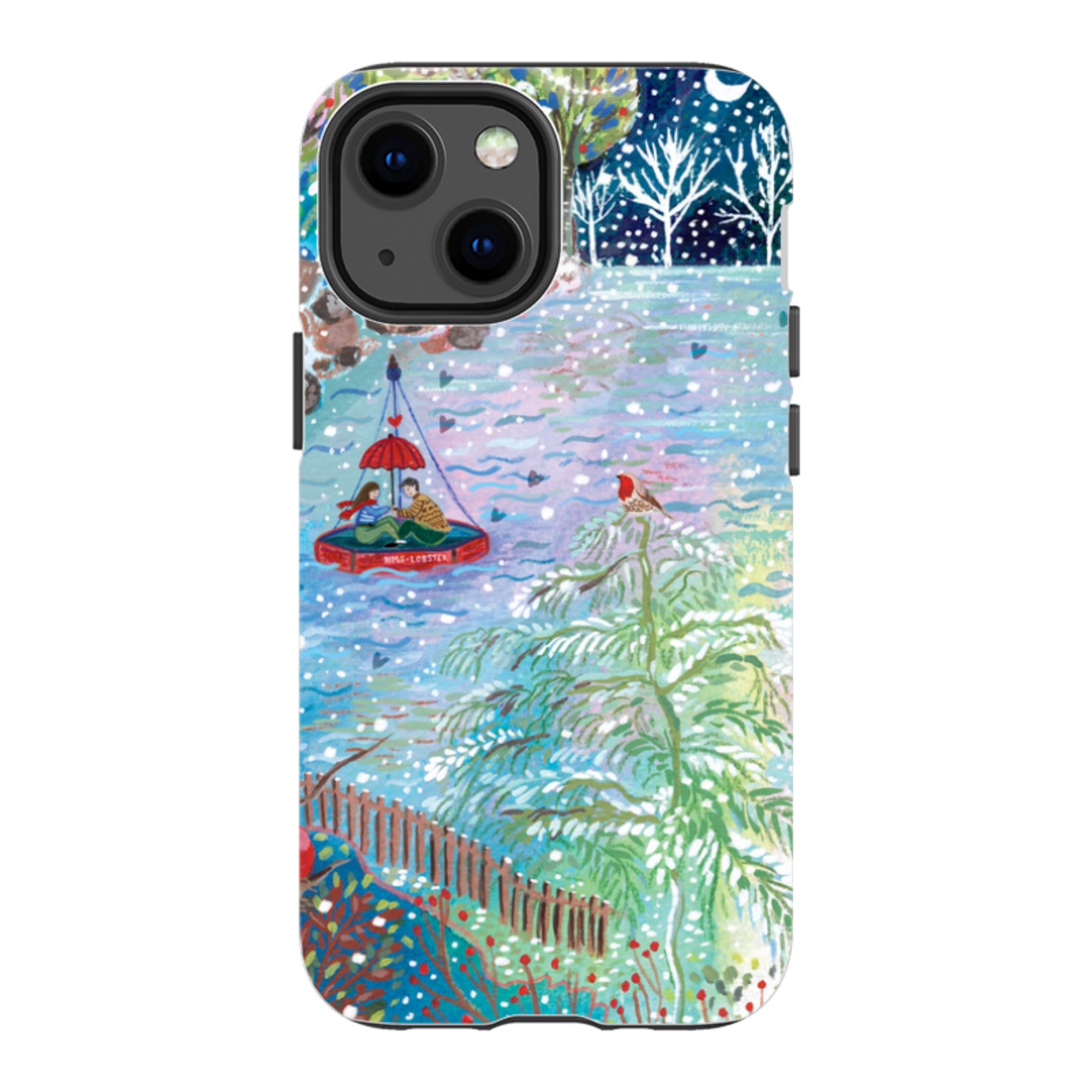 iPhone Tough Case - A Wee Winter Harbour By Emma Frances Grant