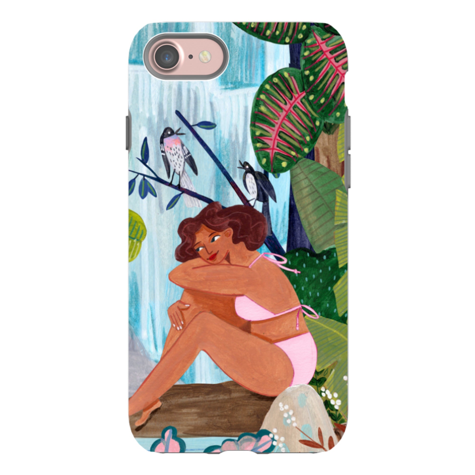 iPhone Tough Case - Waterfall By Caroline Bonne Muller
