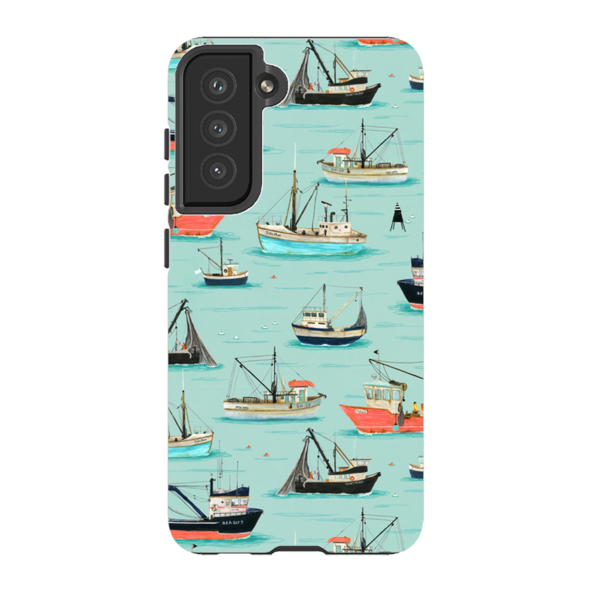 Samsung Tough Case - Fishing Boats By Katherine Quinn