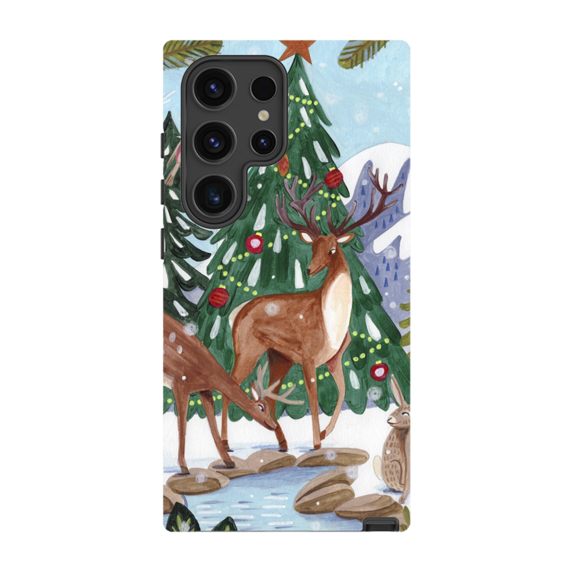 Samsung Tough Case - Winter Forest By Caroline Bonne Muller